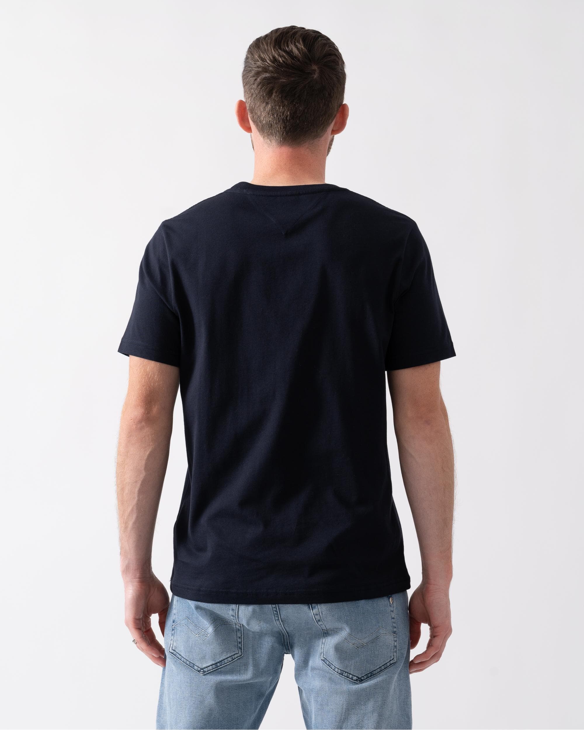 Tommy Hilfiger Hilfiger Flag Embroidered Mens T-Shirt - Image 4