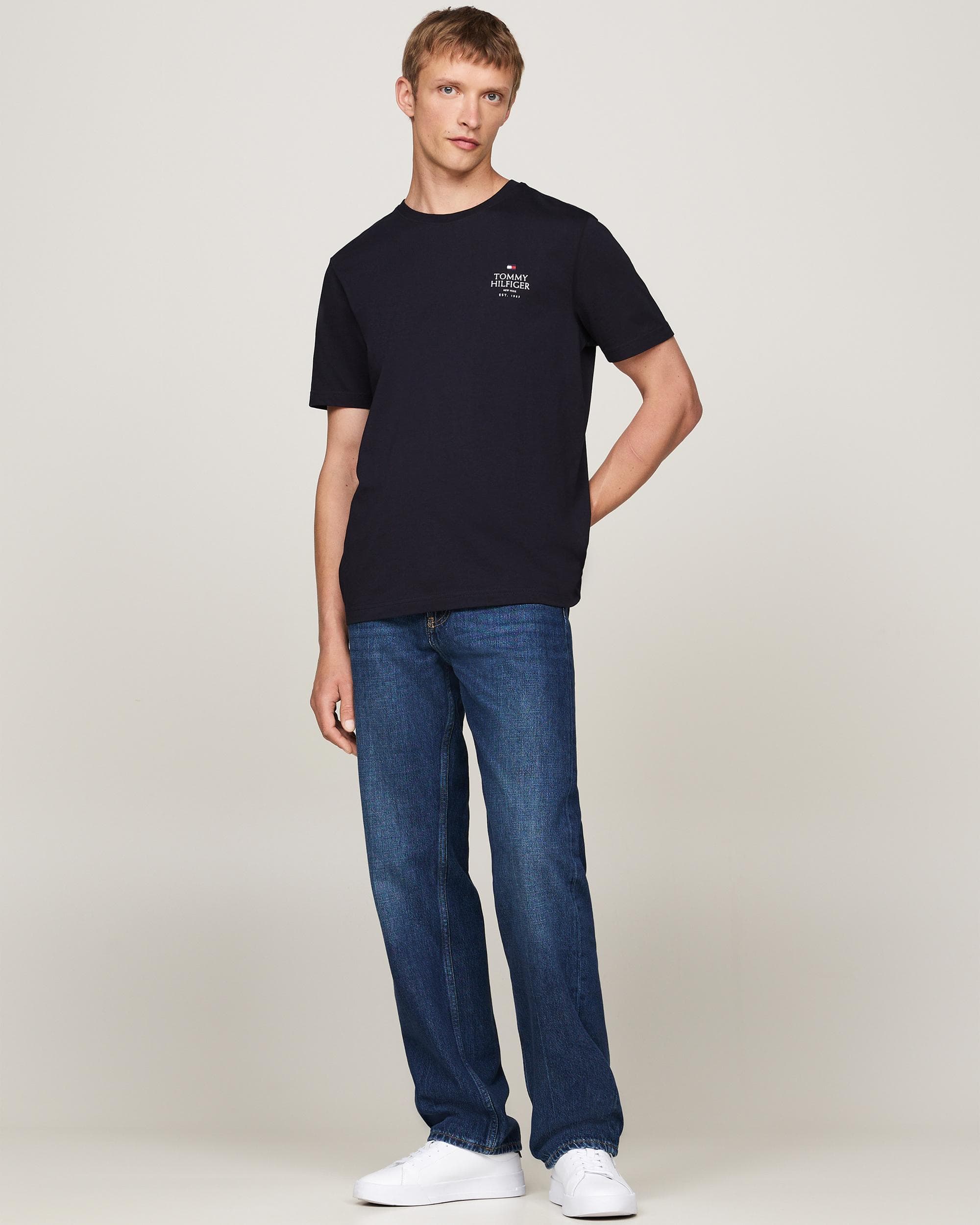 Tommy Hilfiger Hilfiger Stack Mens T-Shirt - Image 3