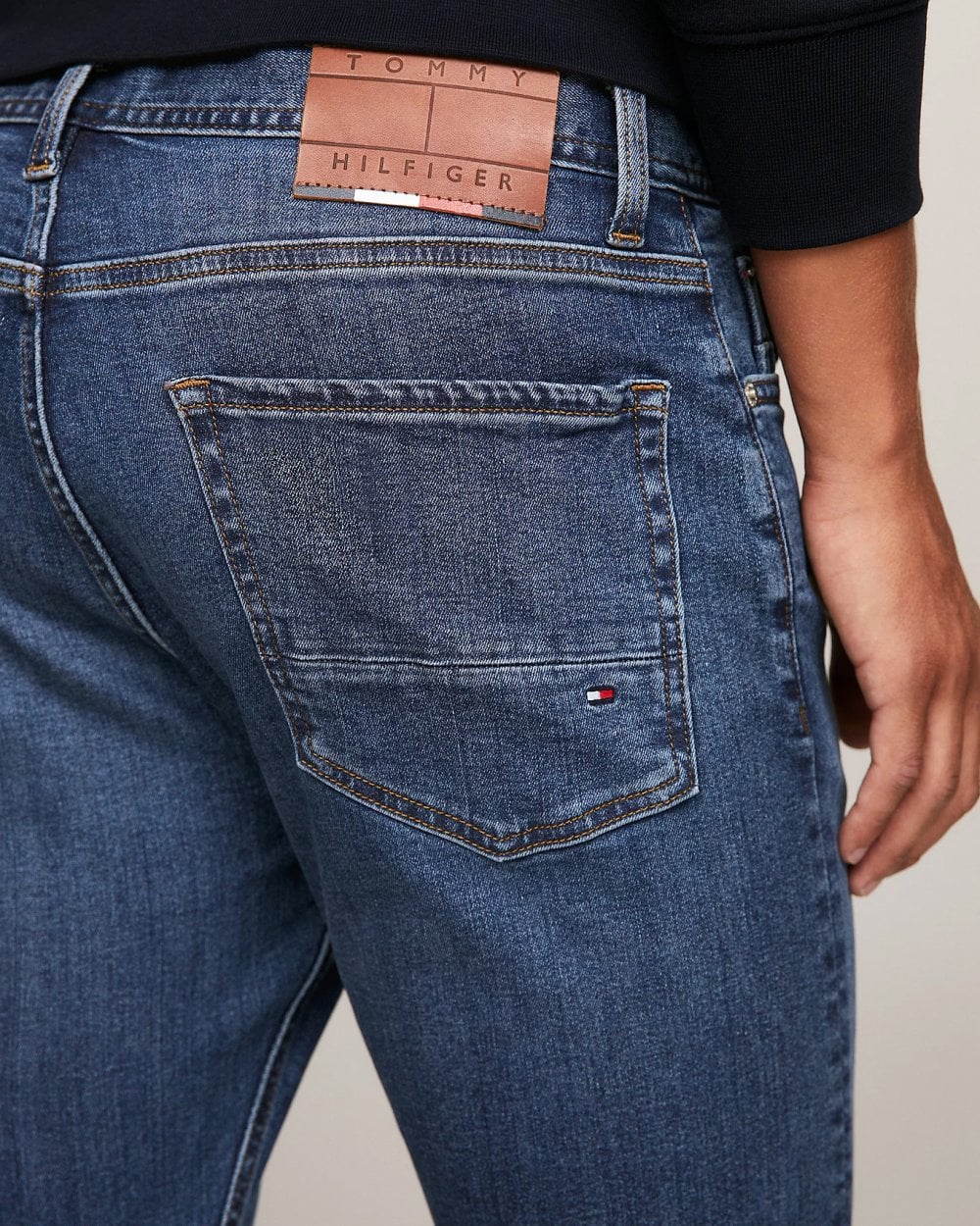 Tommy Hilfiger Houston TH Flex Mens Slim Tapered Jeans - Image 2