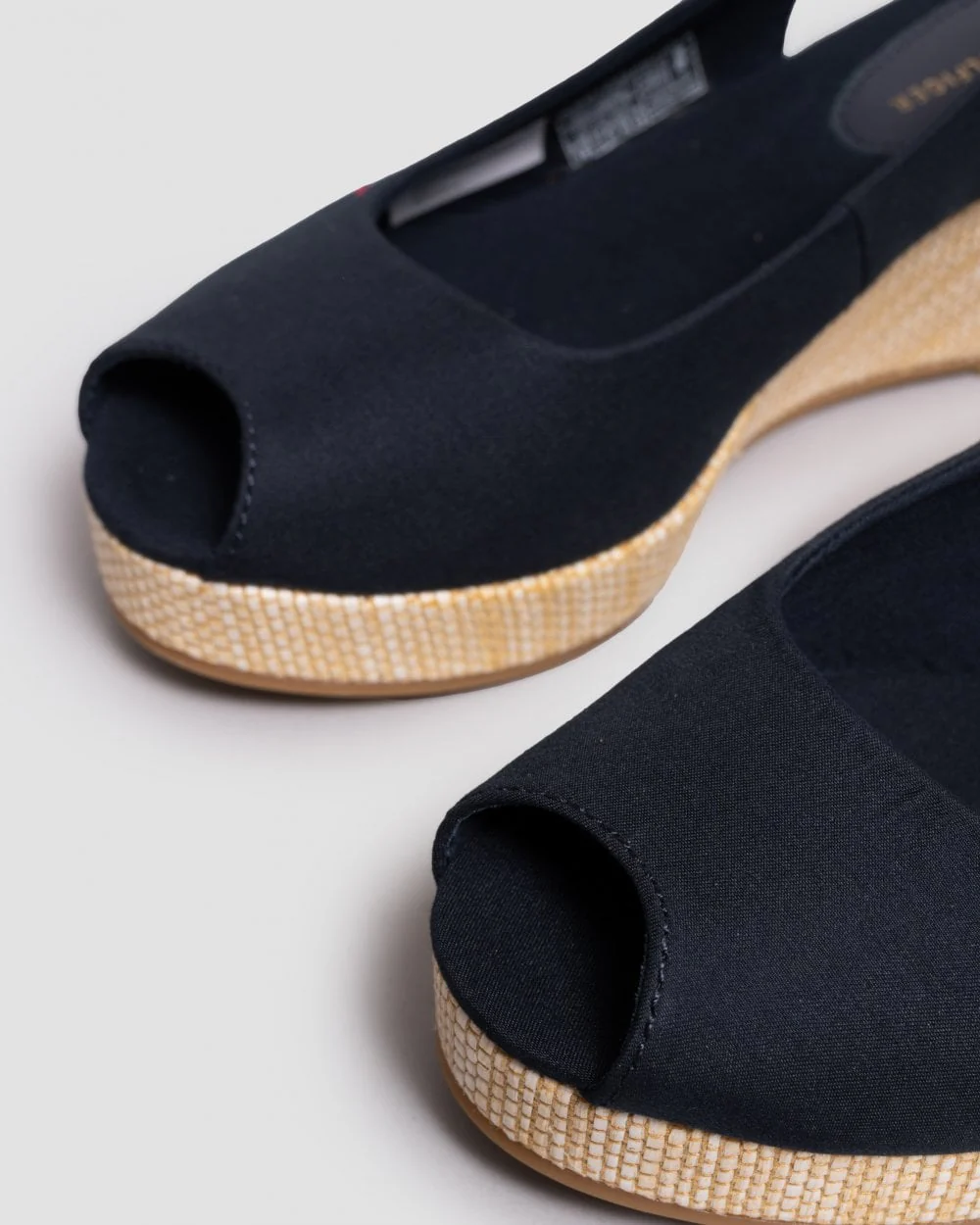 Tommy Hilfiger Iconic Elba Sling Back Wedge - Desert Sky - Image 3