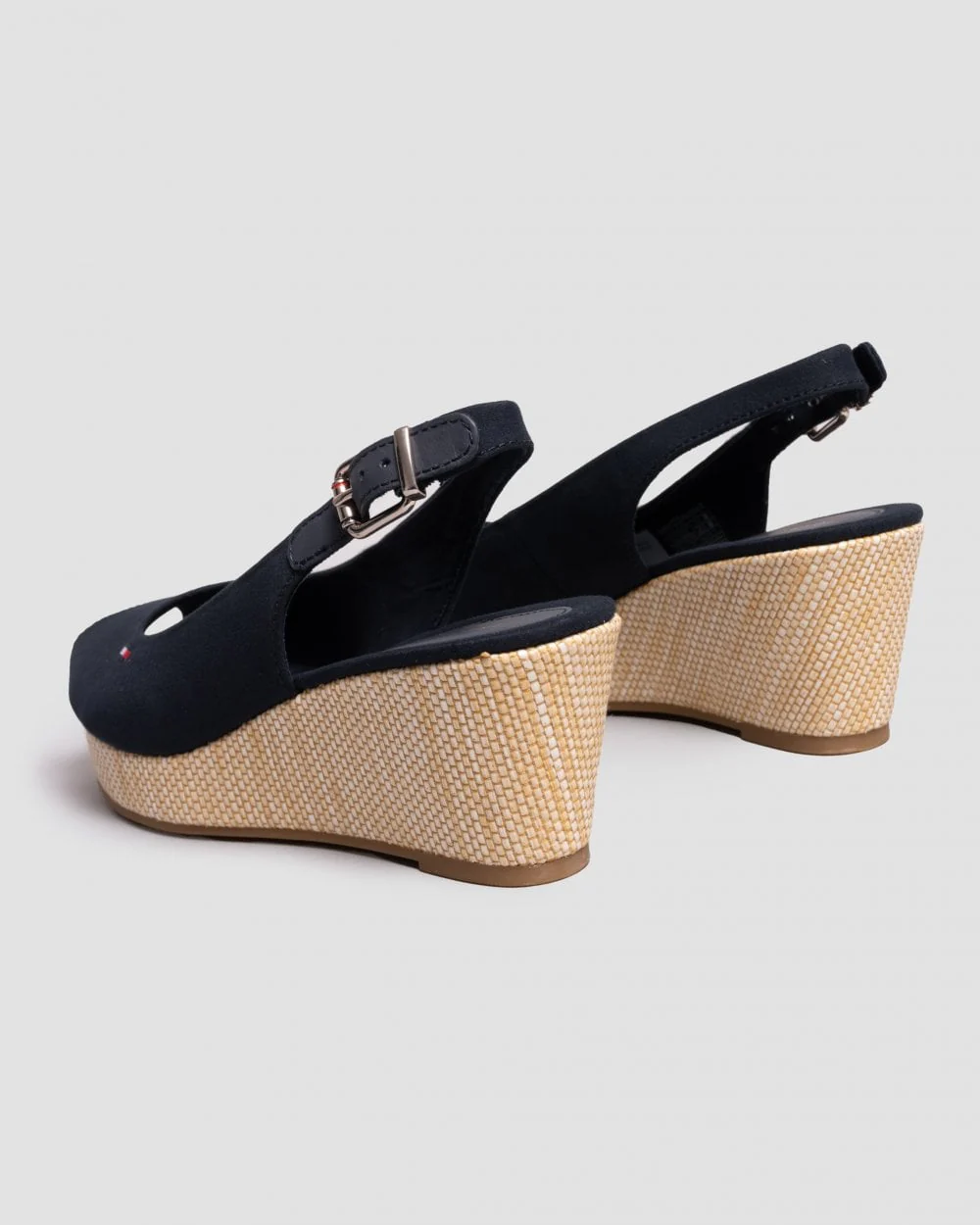 Tommy Hilfiger Iconic Elba Sling Back Wedge - Desert Sky - Image 4