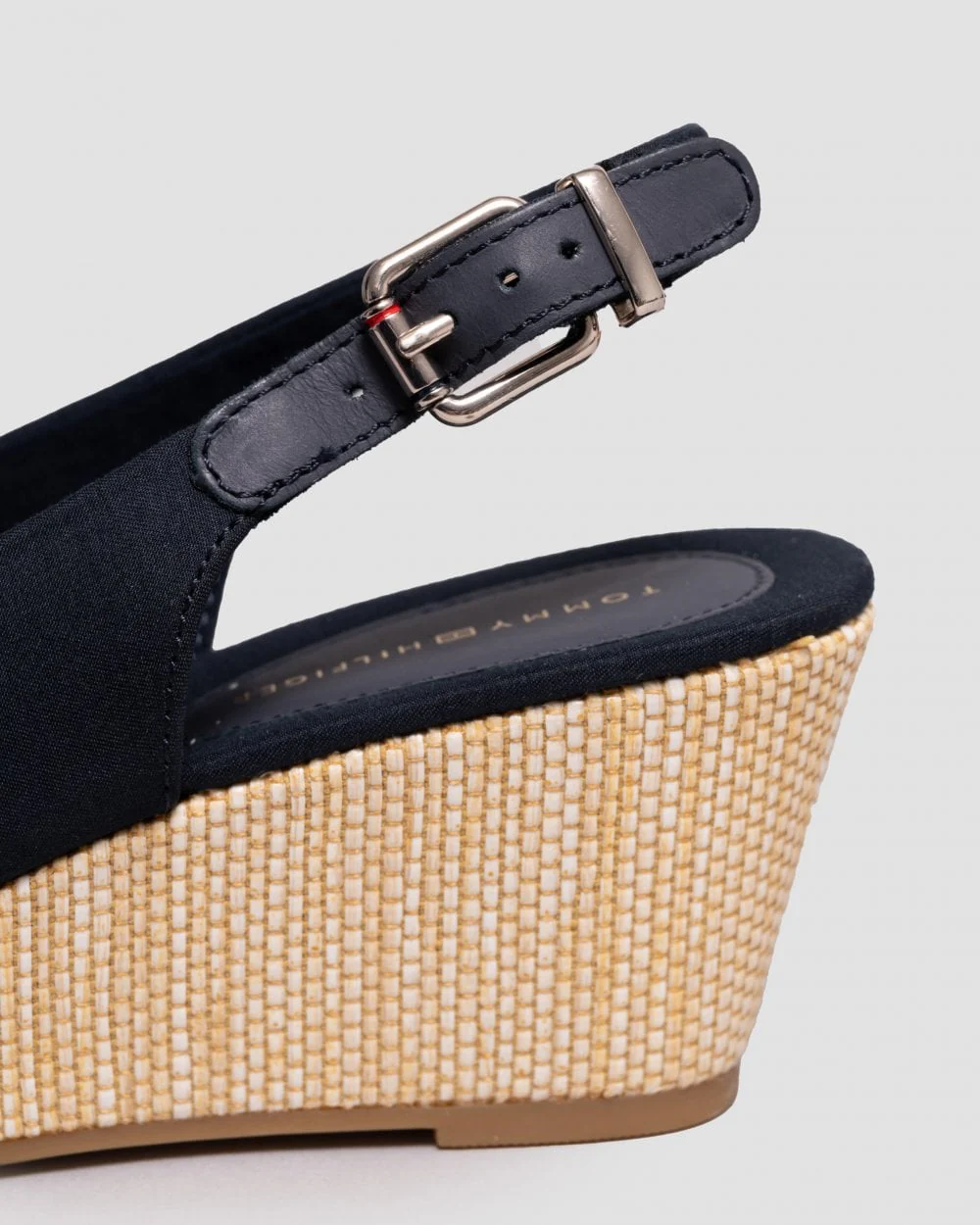 Tommy Hilfiger Iconic Elba Sling Back Wedge - Desert Sky - Image 6