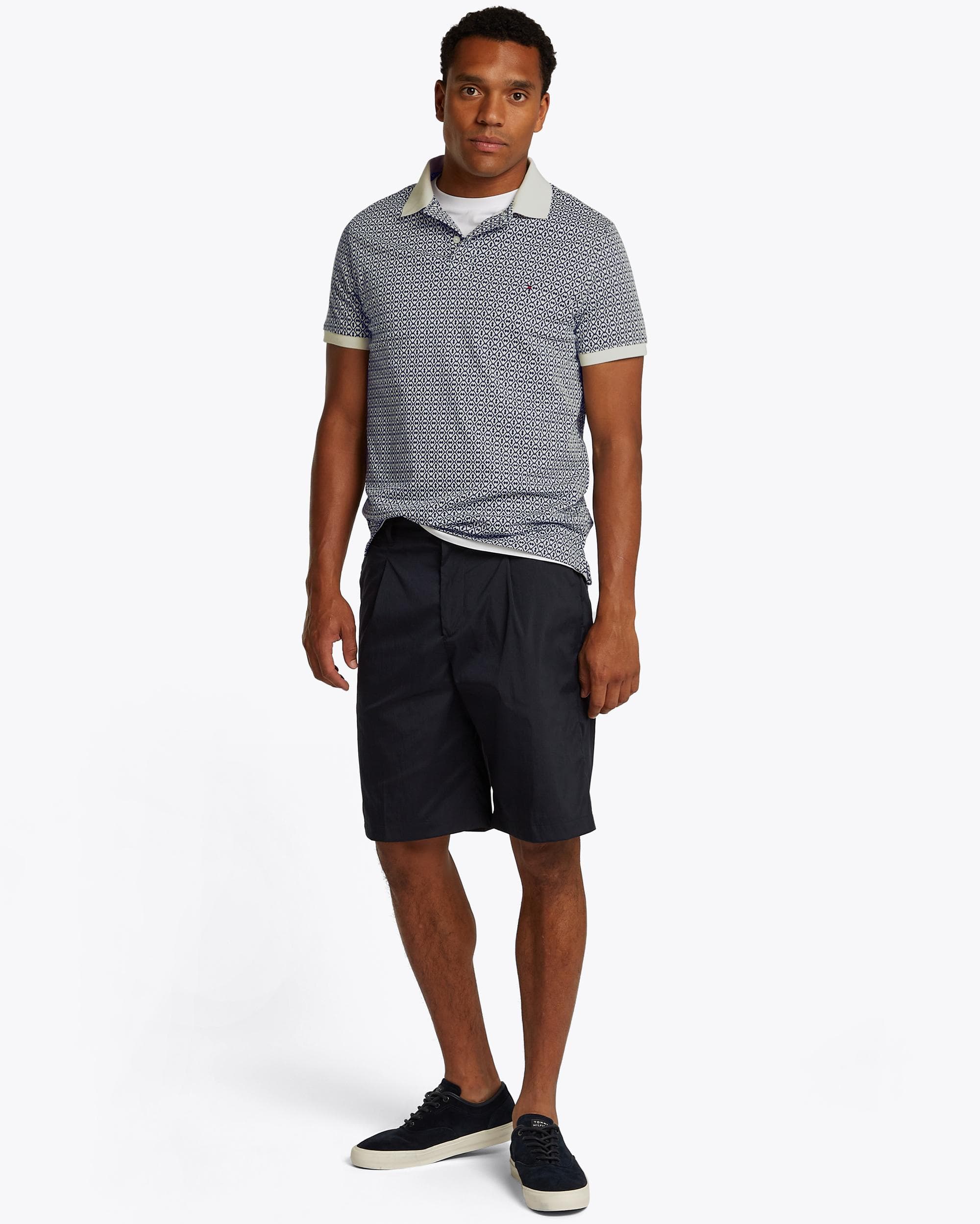 Tommy Hilfiger Interlock Regular Fit Mens Polo Shirt - Image 3
