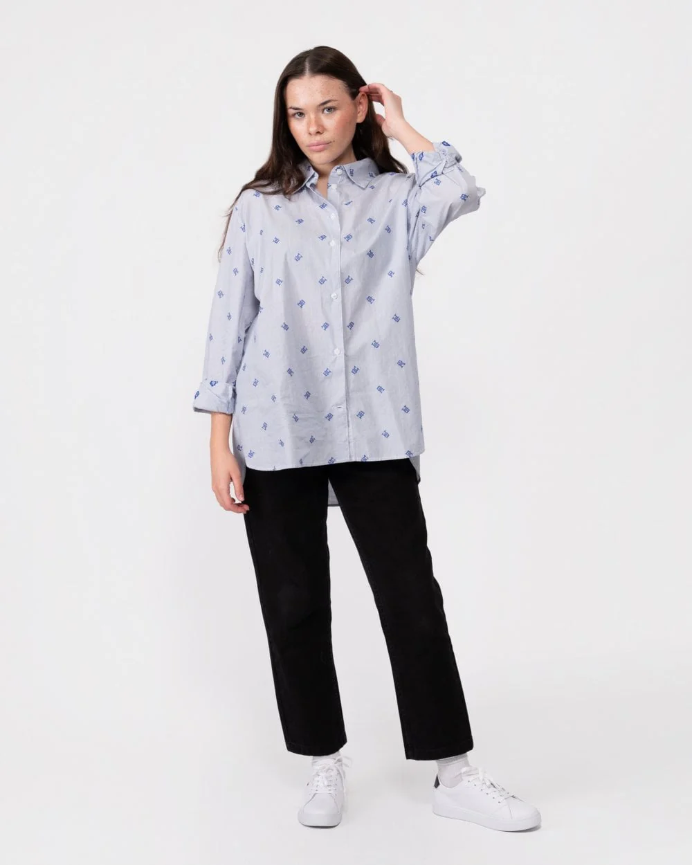 Tommy Hilfiger Ithaka Stripe Womens Easy Fit Shirt - Image 3