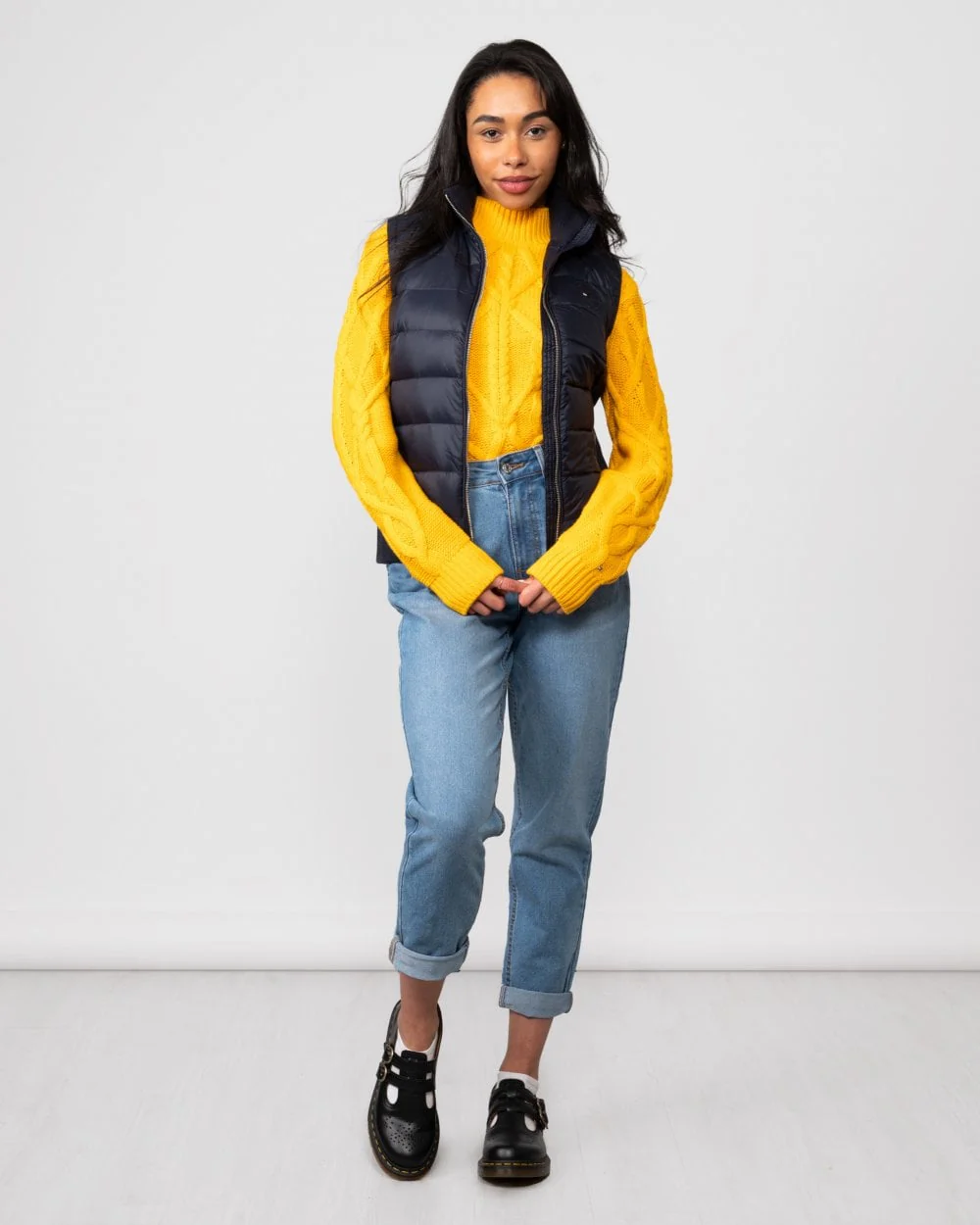 Tommy Hilfiger Knit Mix Womens Down Gilet - Image 5