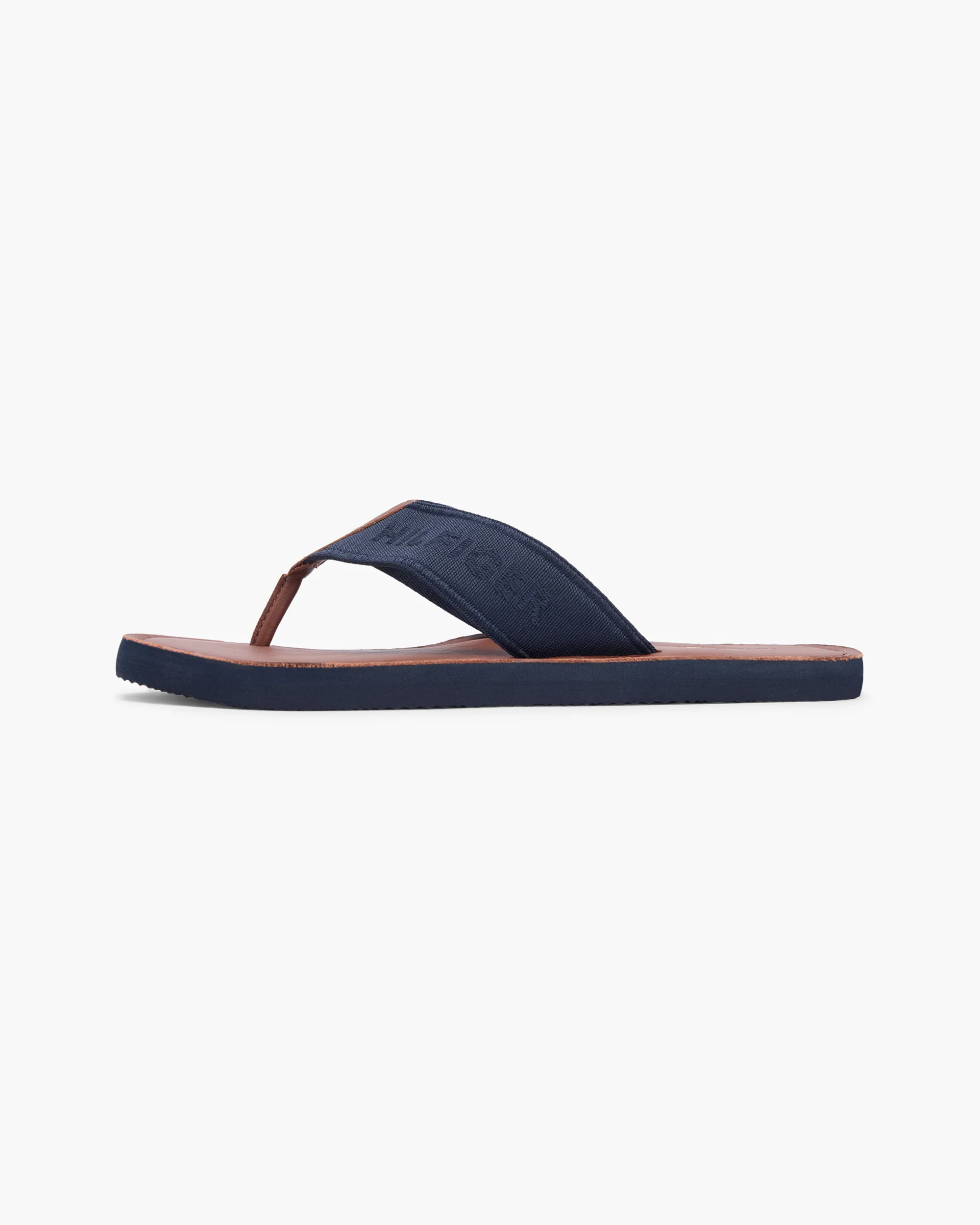 Tommy Hilfiger Leather Hilfiger Mens Beach Sandal - Desert Sky - Image 6