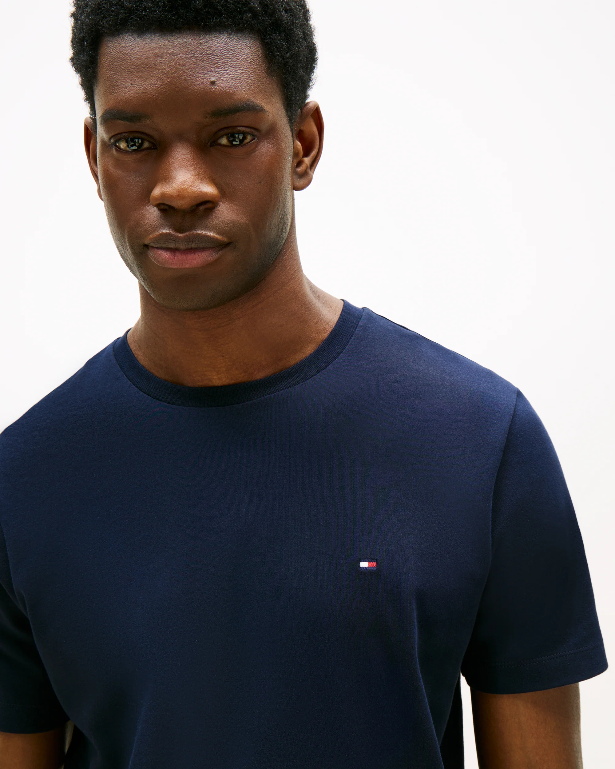 Tommy Hilfiger Light Interlock Mens T-Shirt - Desert Sky - Image 2