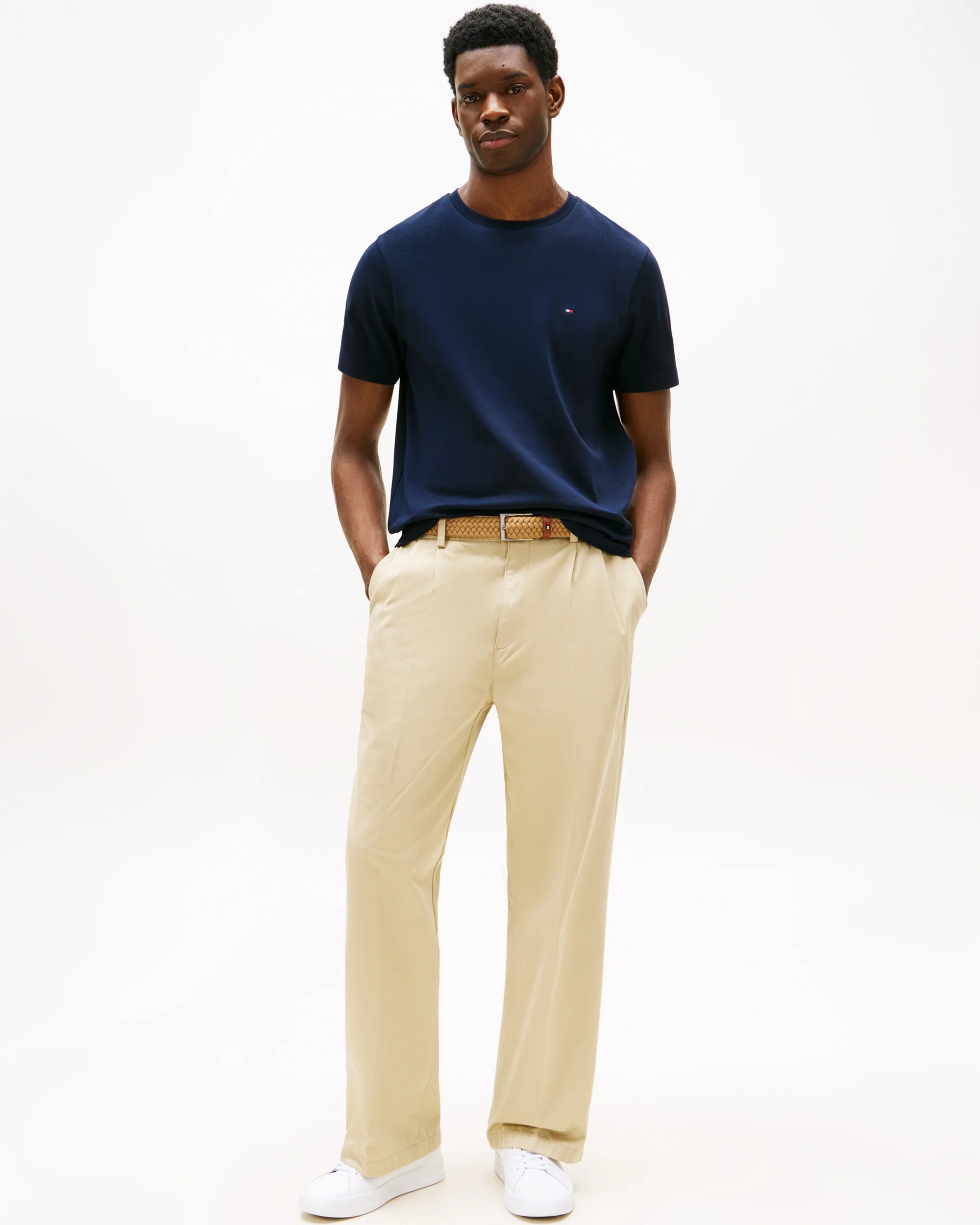 Tommy Hilfiger Light Interlock Mens T-Shirt - Desert Sky - Image 3