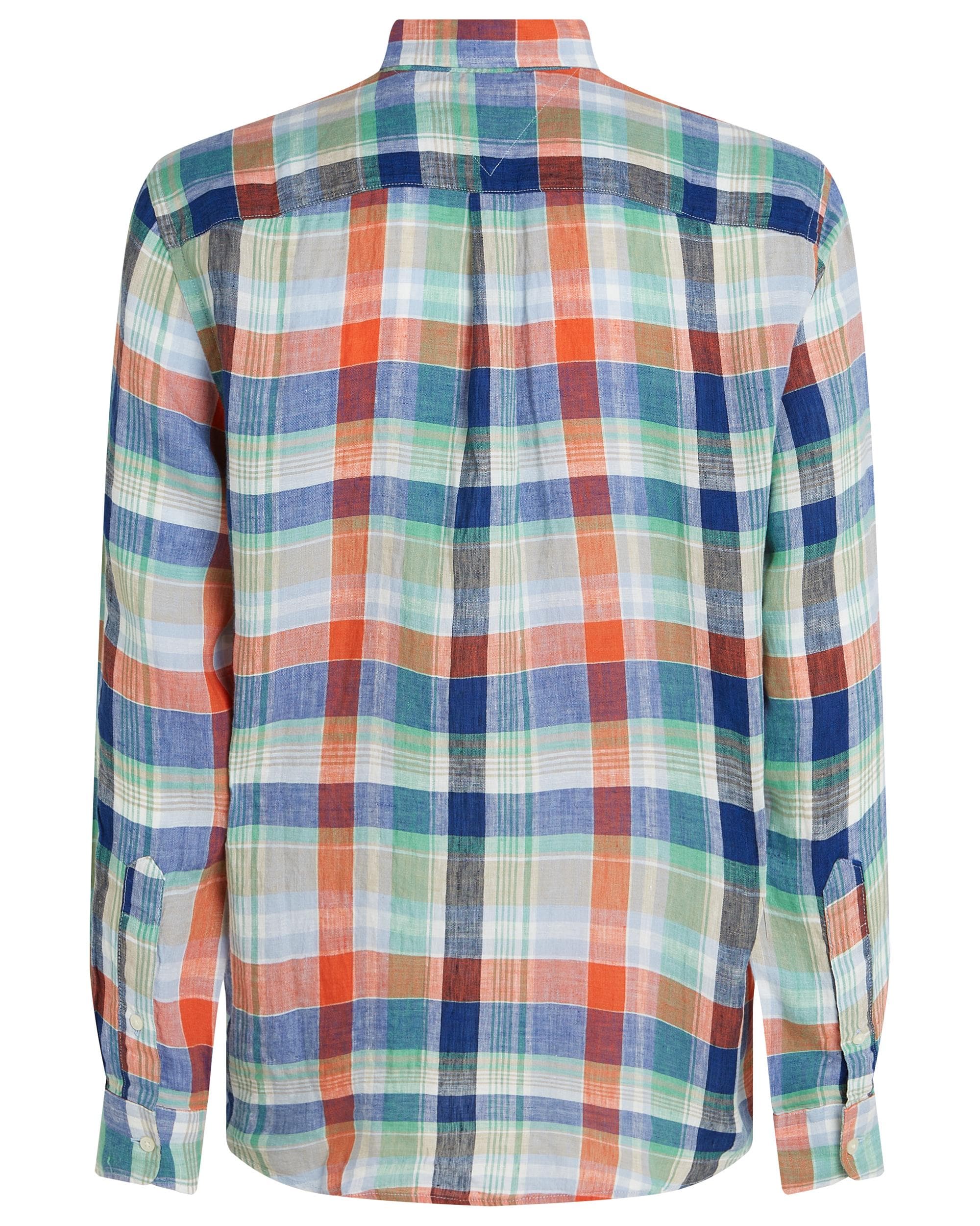 Tommy Hilfiger Linen Summer Madras Mens Shirt - Image 6