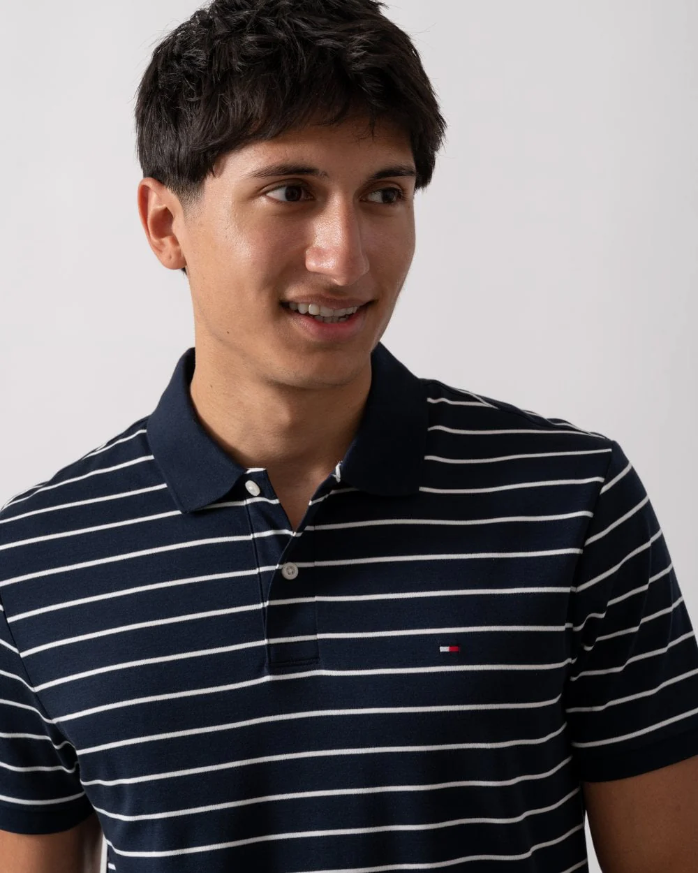 Tommy Hilfiger Liquid Cotton Regular Fit Mens Polo - Image 2