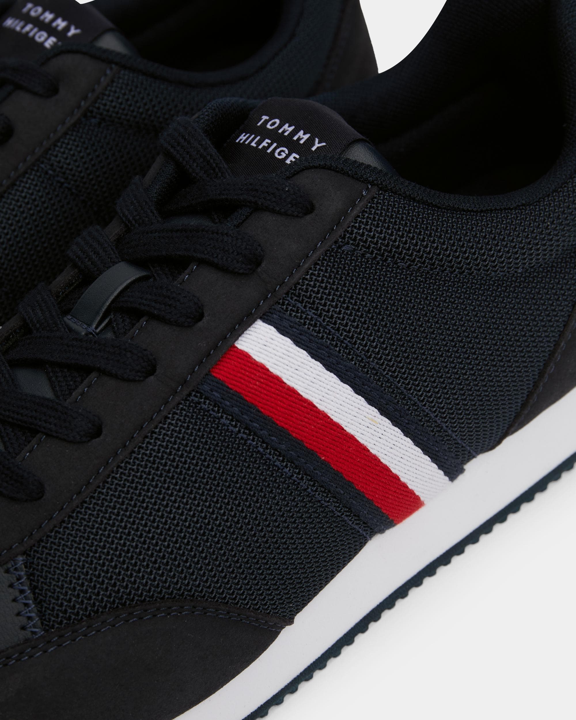 Tommy Hilfiger Low-Top Runner Mix Mens Trainers - Image 2