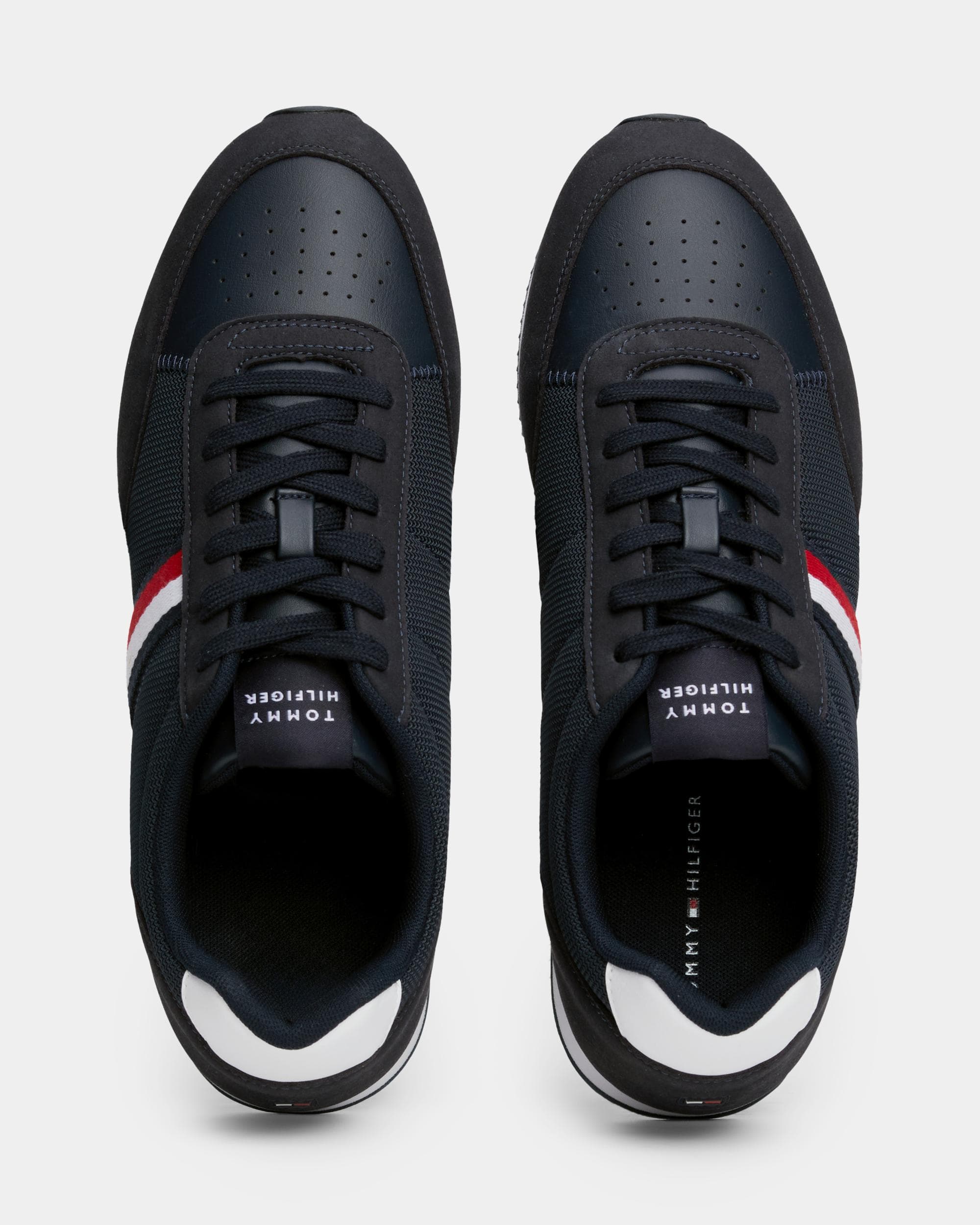 Tommy Hilfiger Low-Top Runner Mix Mens Trainers - Image 3