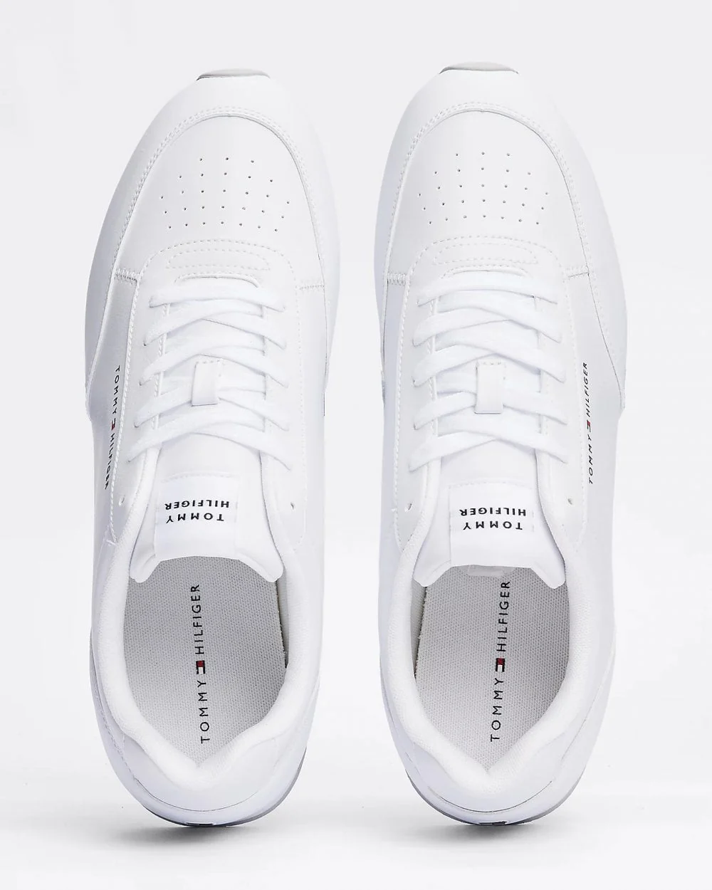 Tommy Hilfiger Low-Top Runner PU Mix Mens Trainers - Image 3