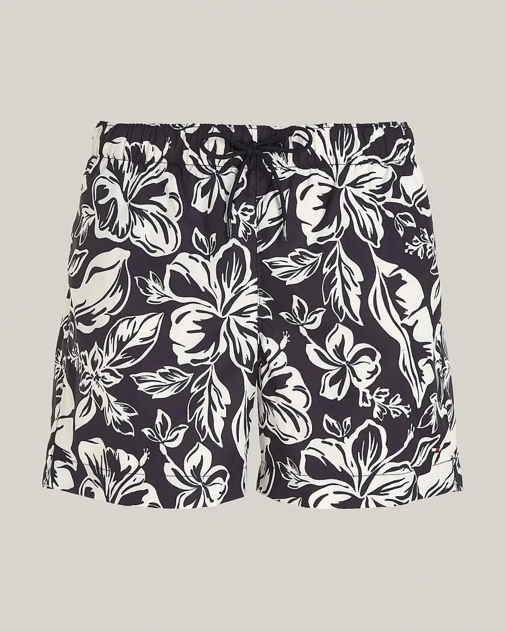 Tommy Hilfiger Medium Drawstring Print Mens Swim Shorts - Image 5