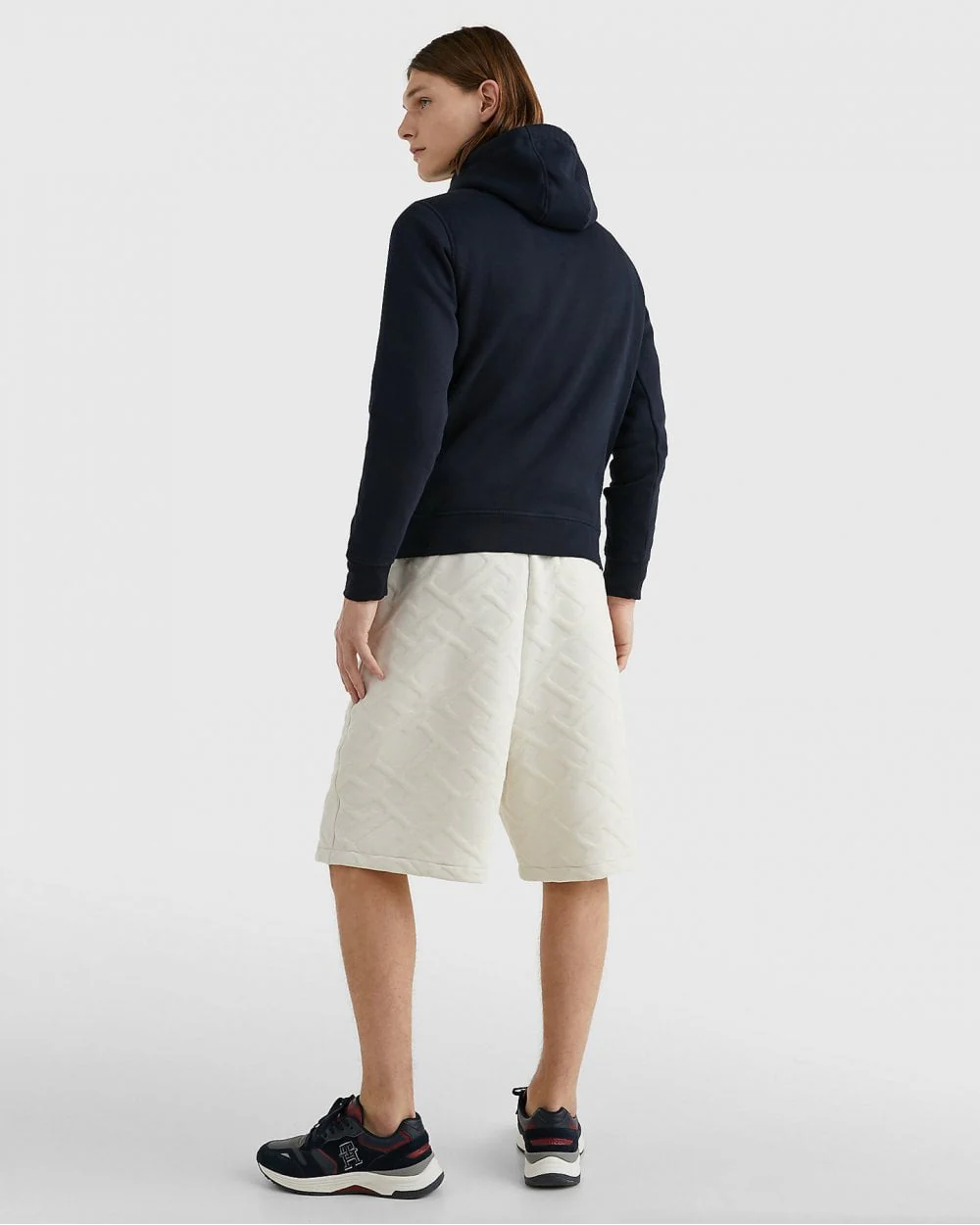 Tommy Hilfiger Mens Core Tommy Logo Hoodie - Sky Captain - Image 4