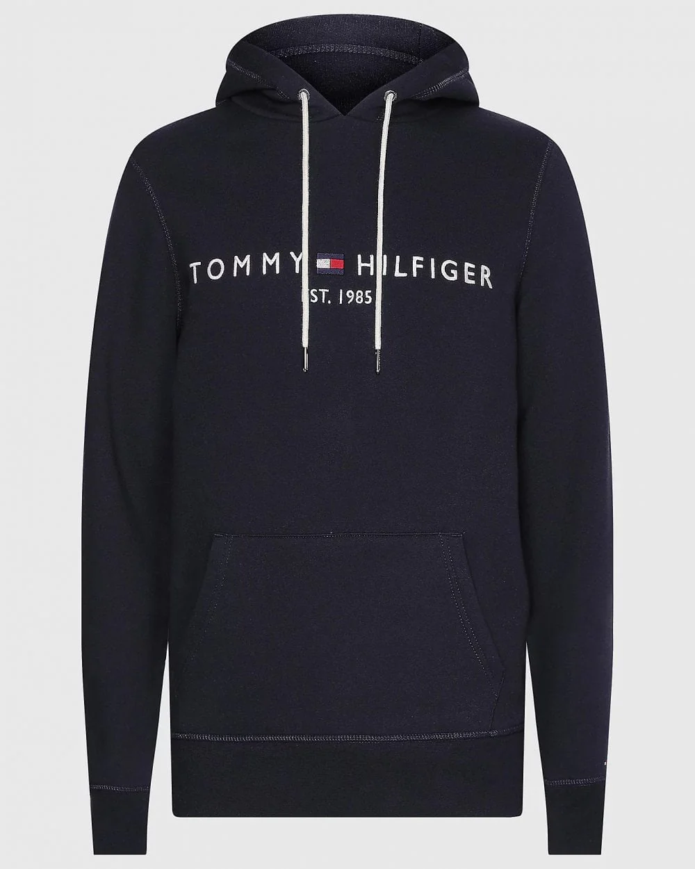 Tommy Hilfiger Mens Core Tommy Logo Hoodie - Sky Captain - Image 5
