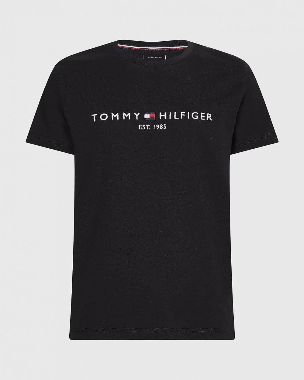 Tommy Hilfiger Mens Core Tommy Logo Tee - Black - Image 10