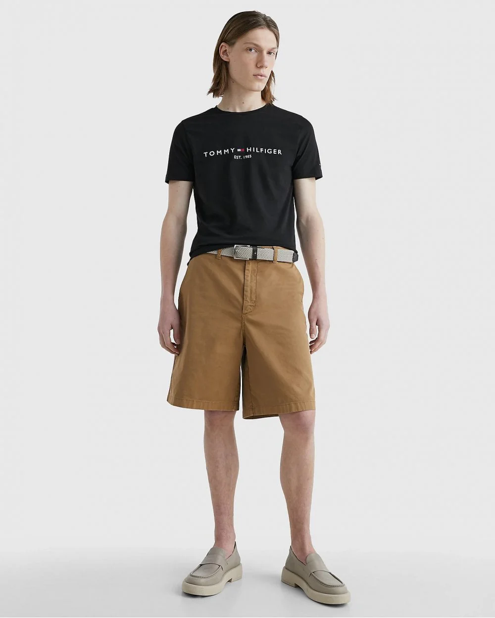 Tommy Hilfiger Mens Core Tommy Logo Tee - Black - Image 5