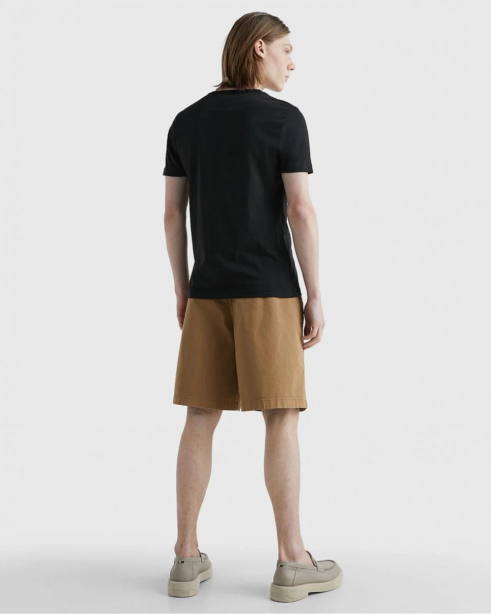Tommy Hilfiger Mens Core Tommy Logo Tee - Black - Image 8