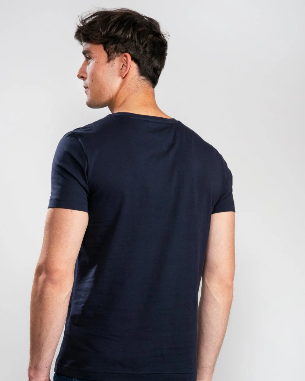 Tommy Hilfiger Mens Core Tommy Logo Tee - Sky Captain - Image 5