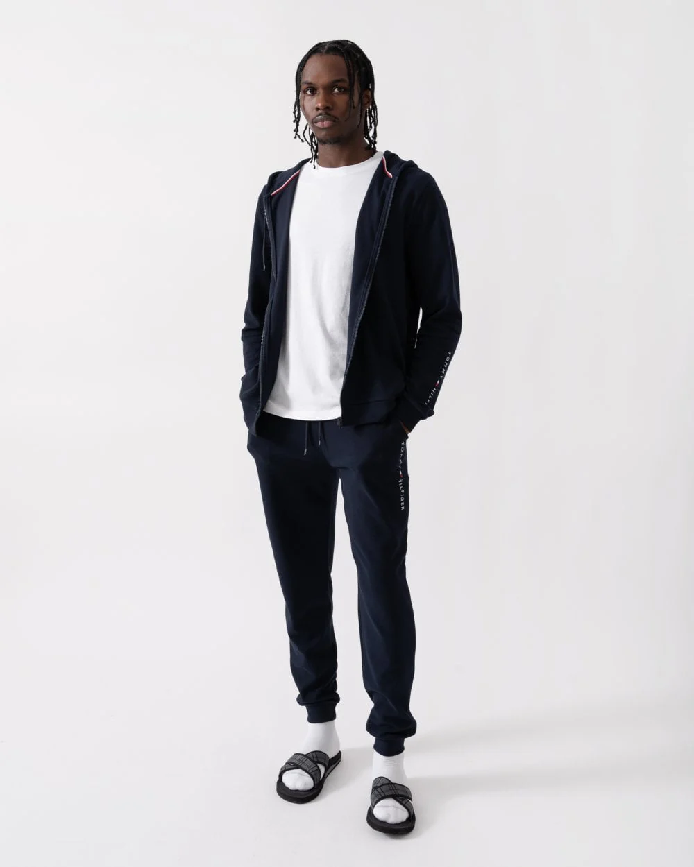 Tommy Hilfiger Mens Lounge Zip Hoodie - Image 2