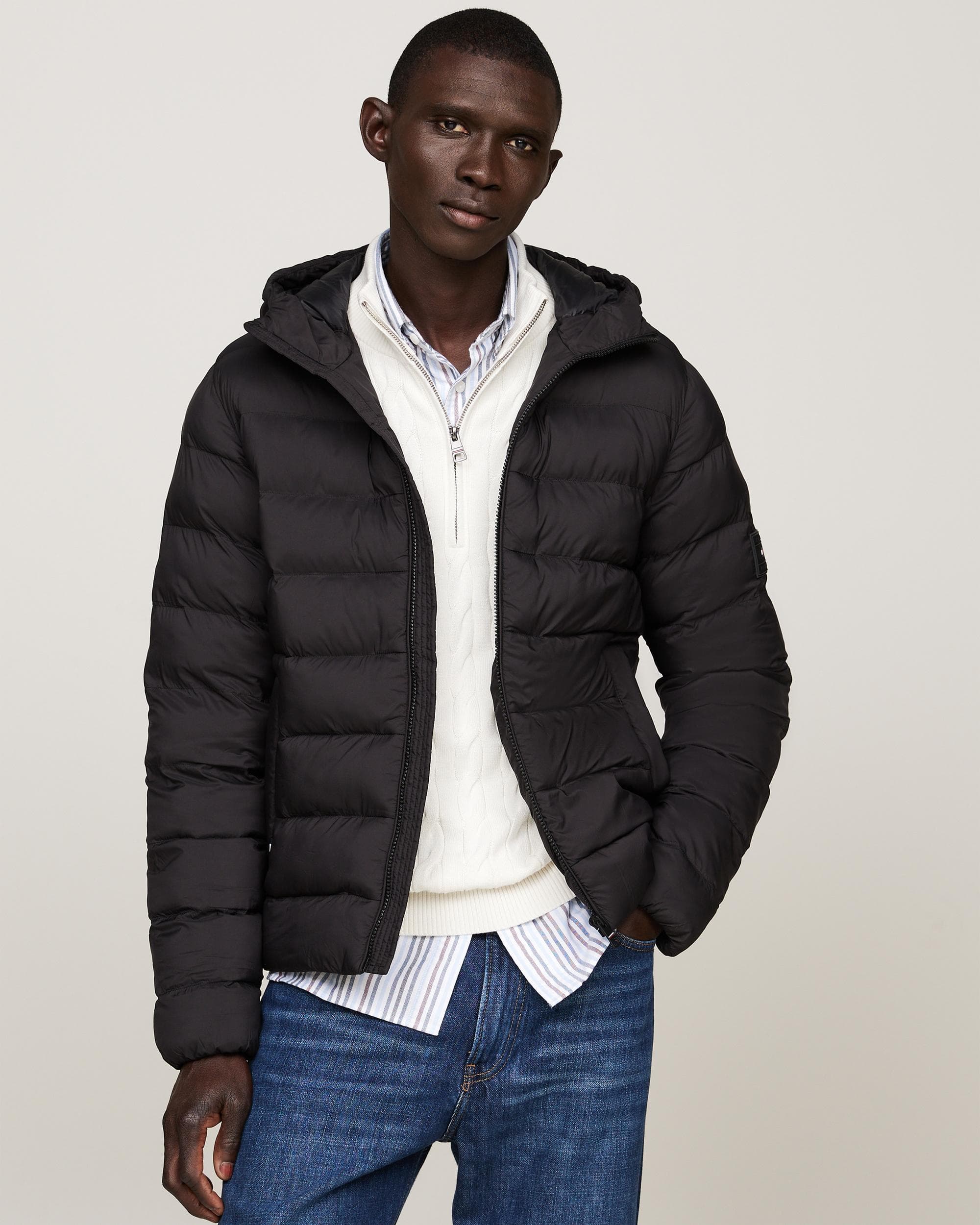 Tommy Hilfiger Mid Weight Mens Hooded Jacket