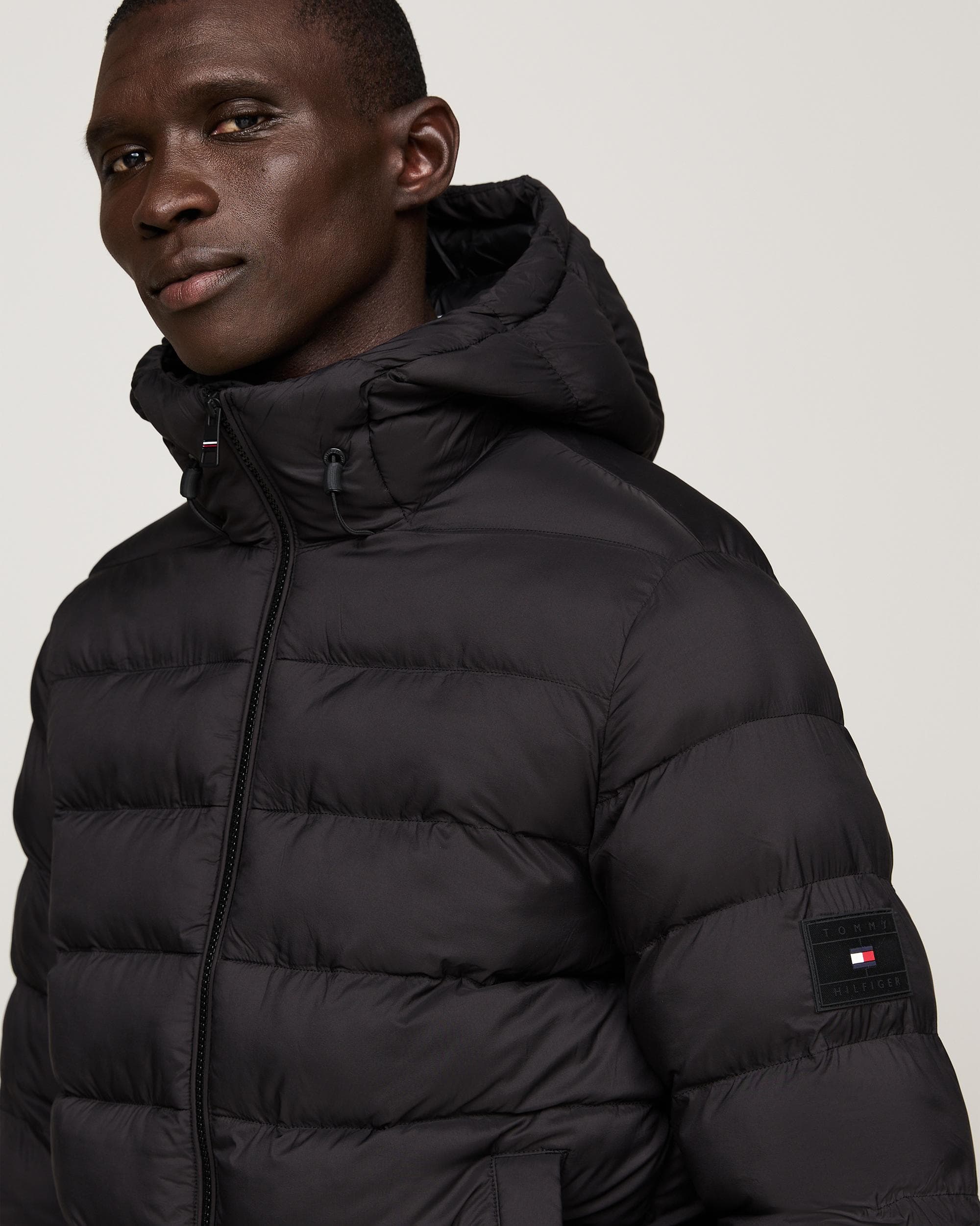 Tommy Hilfiger Mid Weight Mens Hooded Jacket - Image 2
