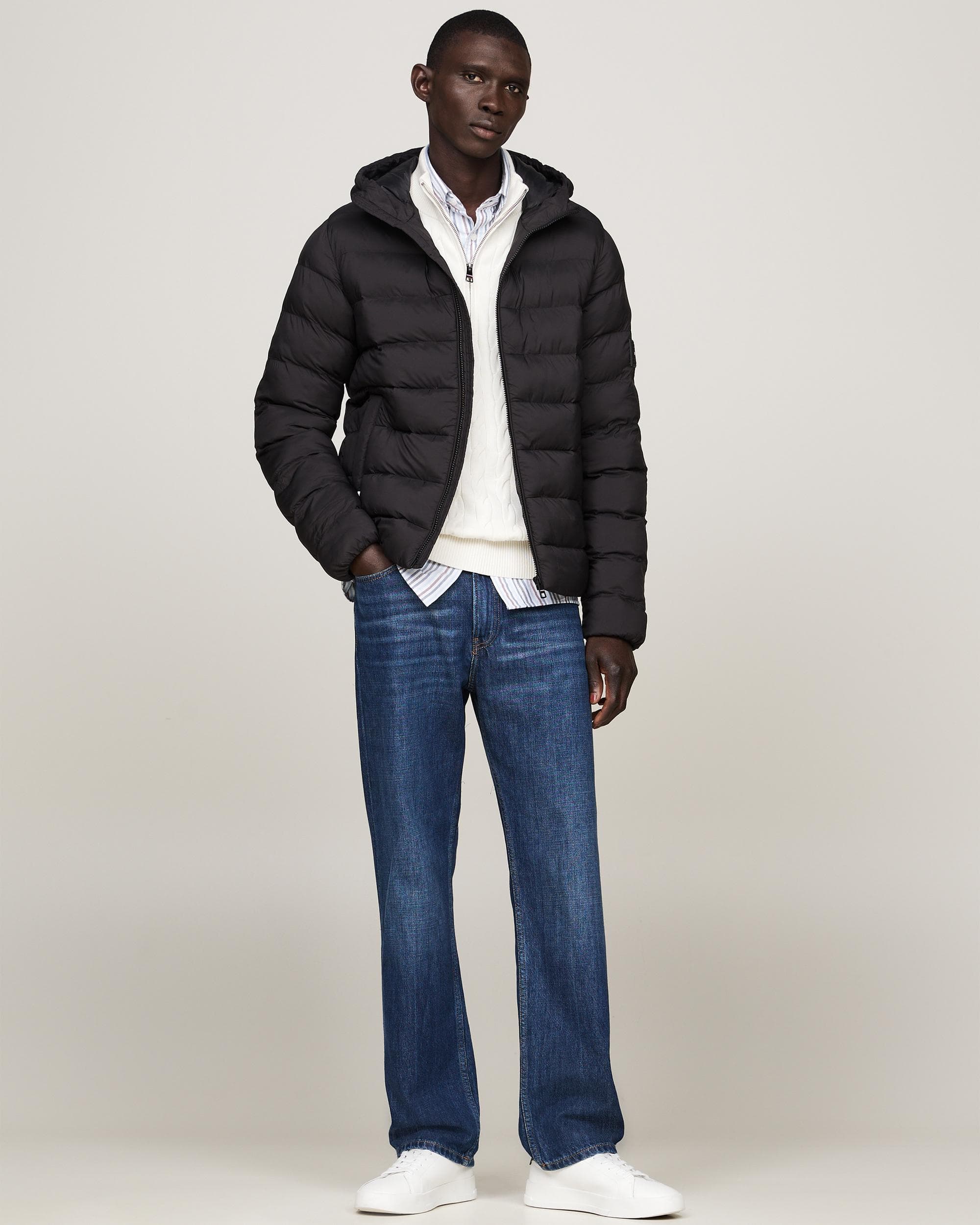 Tommy Hilfiger Mid Weight Mens Hooded Jacket - Image 3