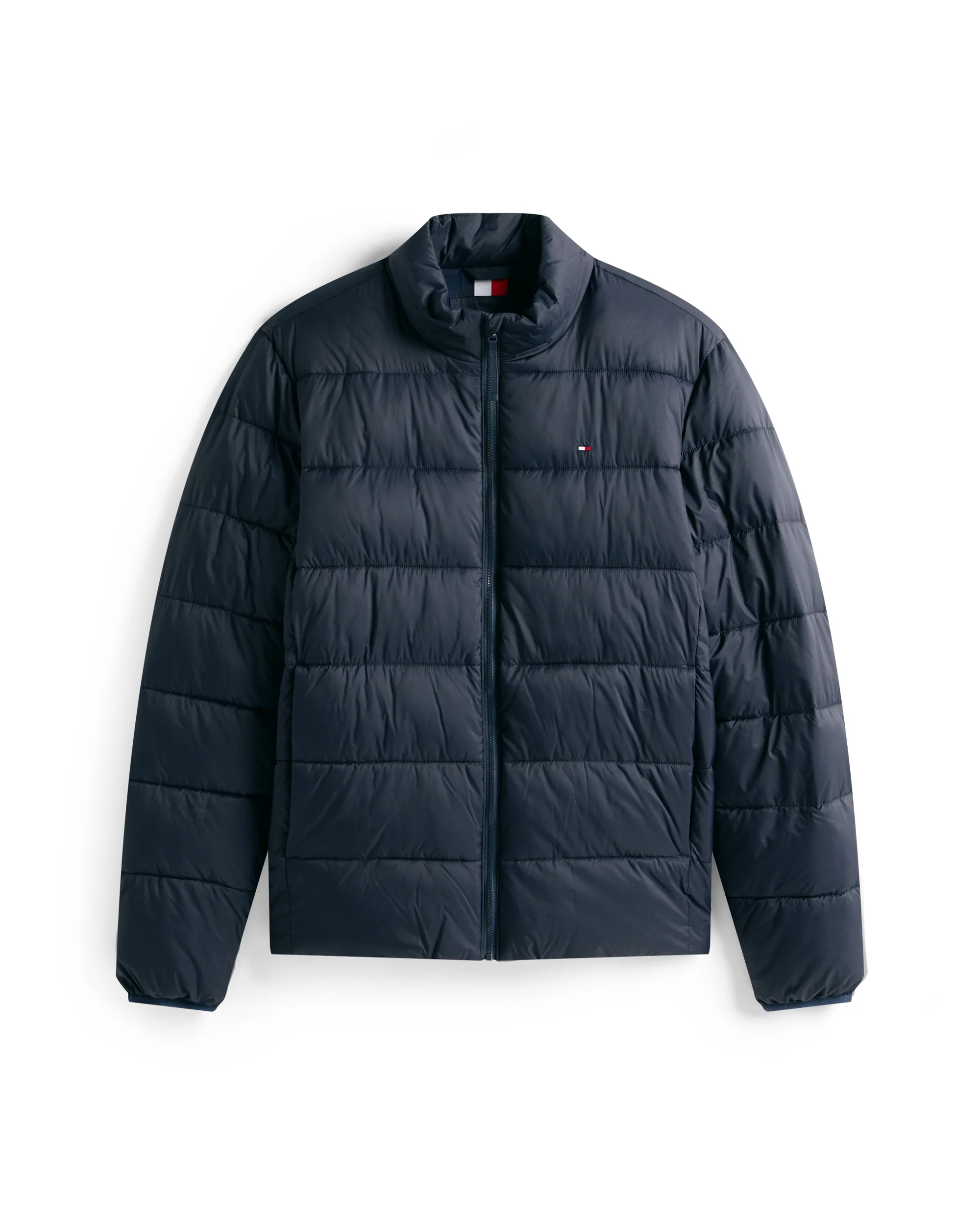 Tommy Hilfiger Mid Weight Mens Quilted Stand Collar Jacket - Desert Sky - Image 5