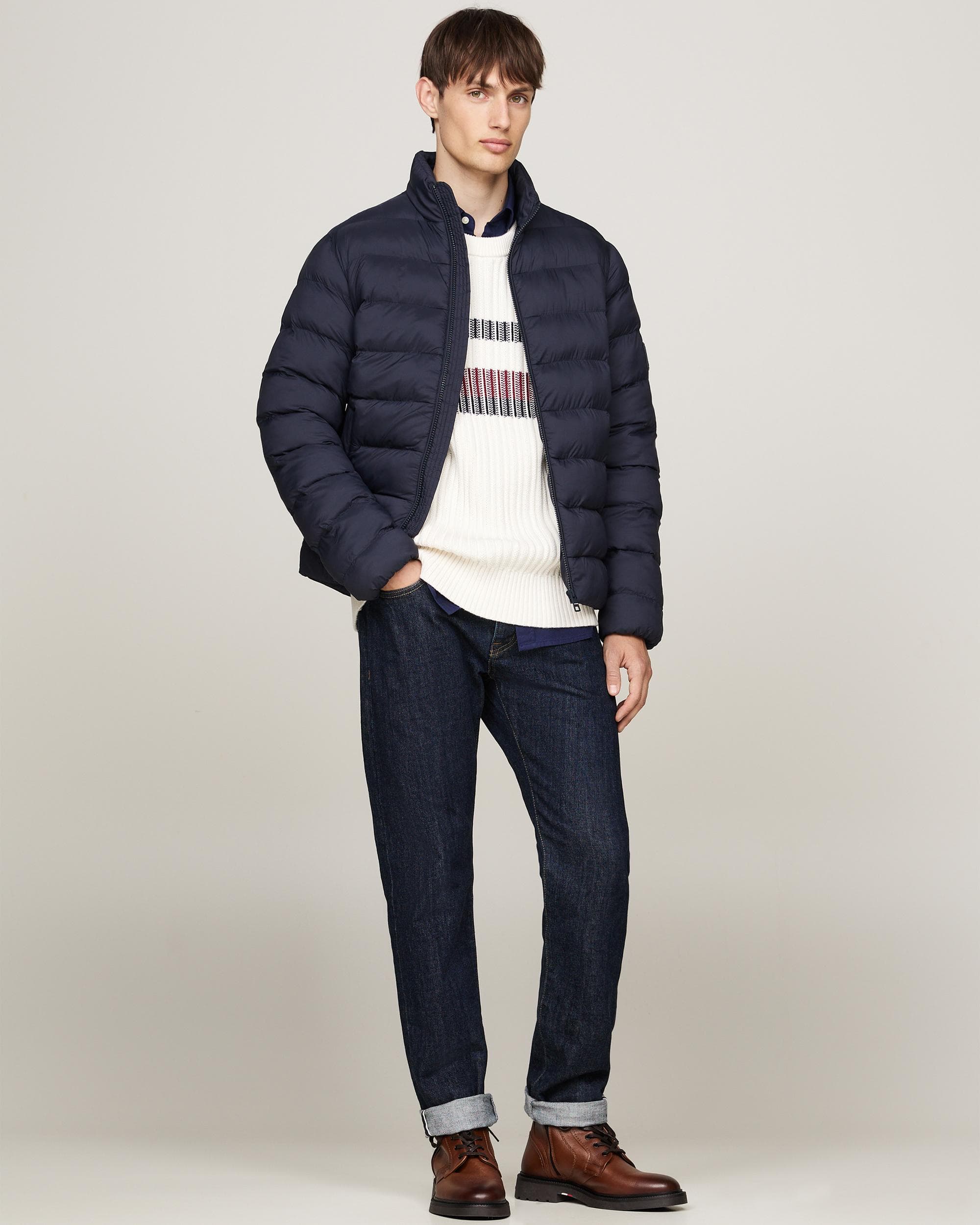 Tommy Hilfiger Mid Weight Stand Collar Mens Jacket - Image 3