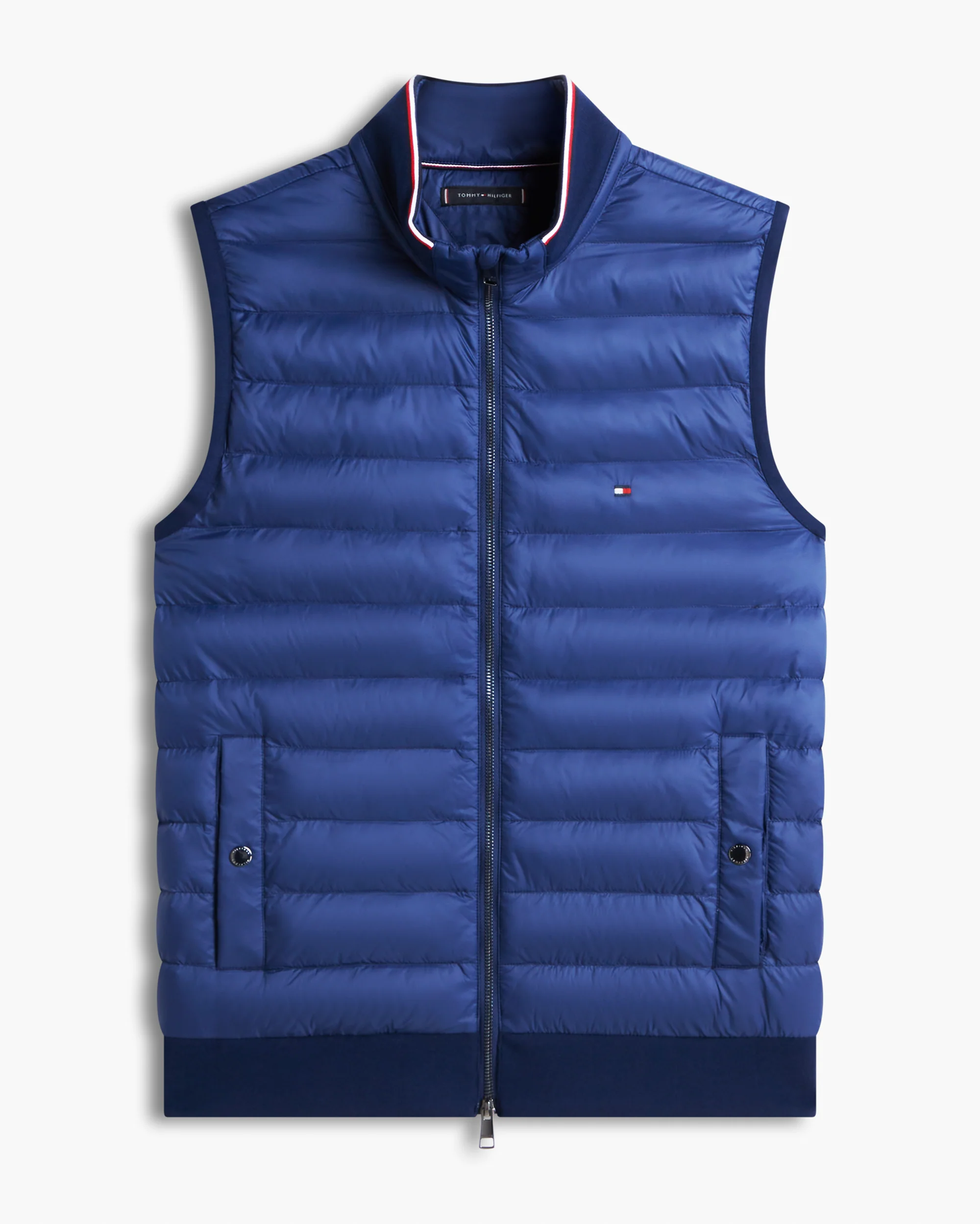 Tommy Hilfiger Mix Media Essential RWB Mens Gilet - Carbon Navy - Image 5