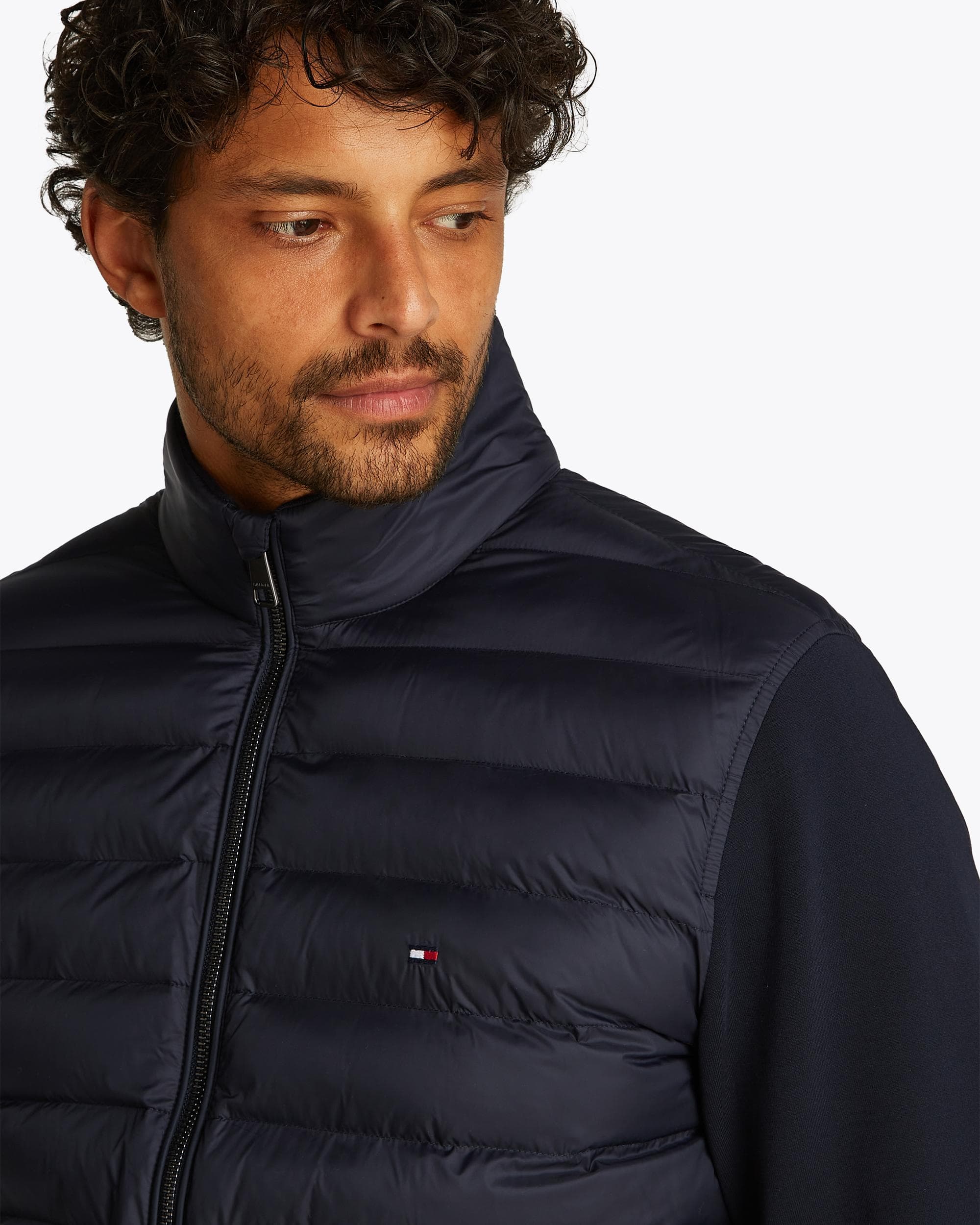 Tommy Hilfiger Mixed Media Mens Jacket - Image 2
