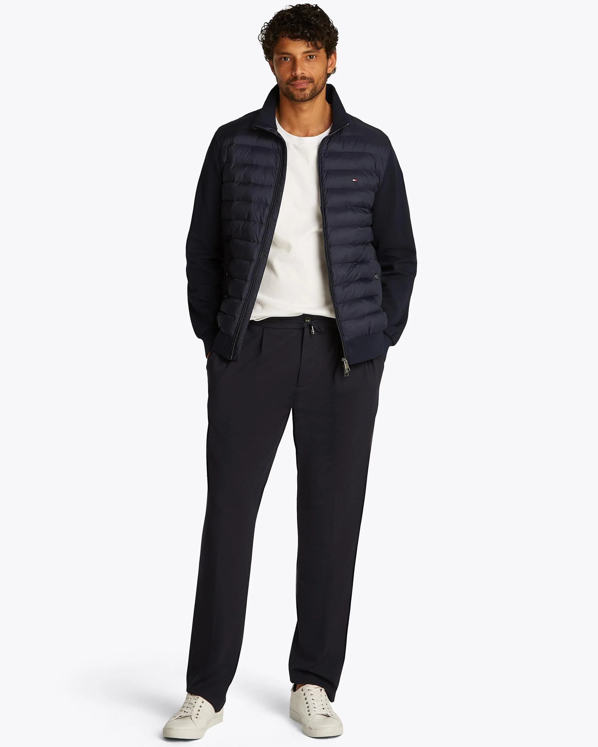 Tommy Hilfiger Mixed Media Mens Jacket - Image 4