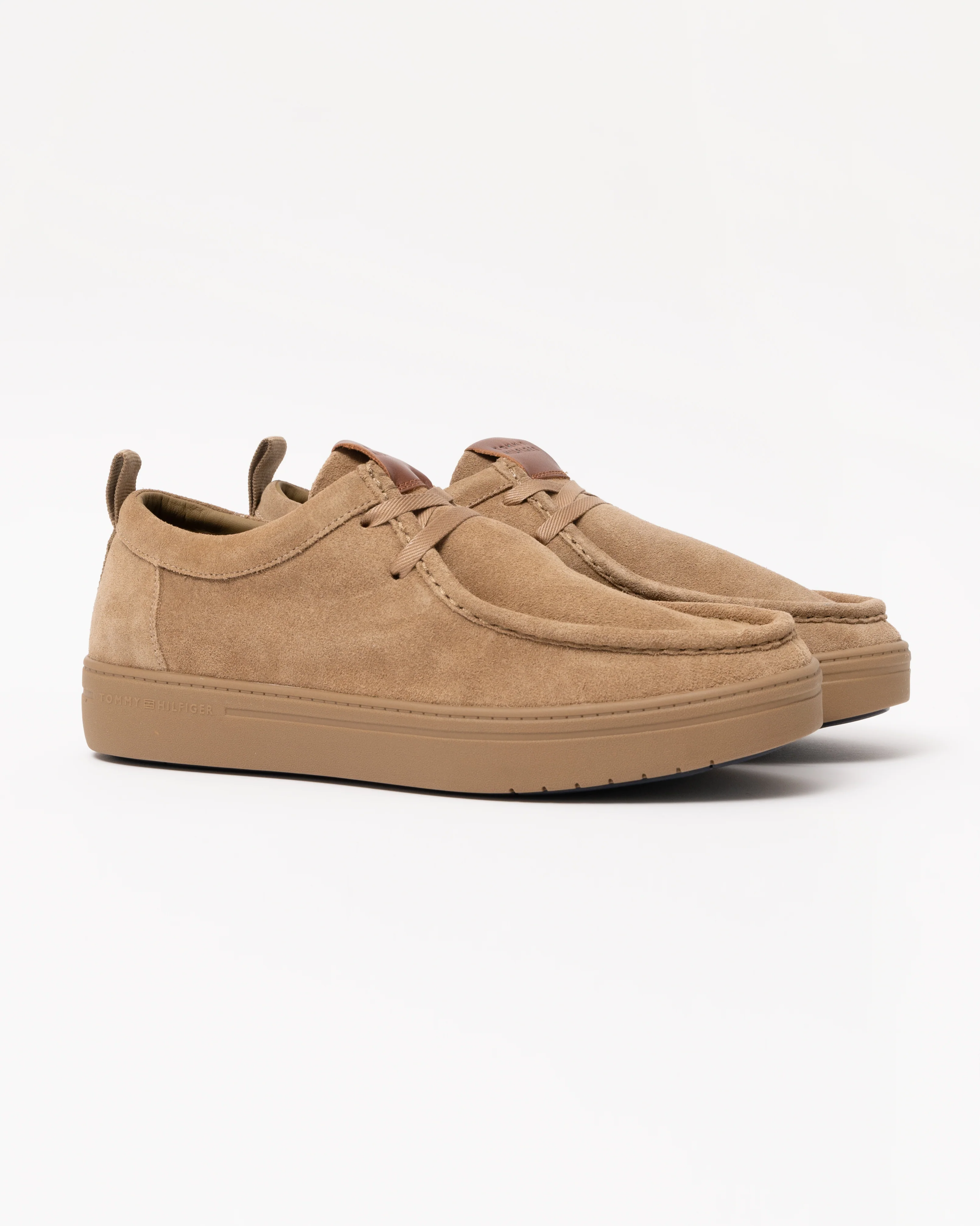 Tommy Hilfiger Modern Light Suede Moc Toe Mens Shoe - Rooted Brown - Image 4