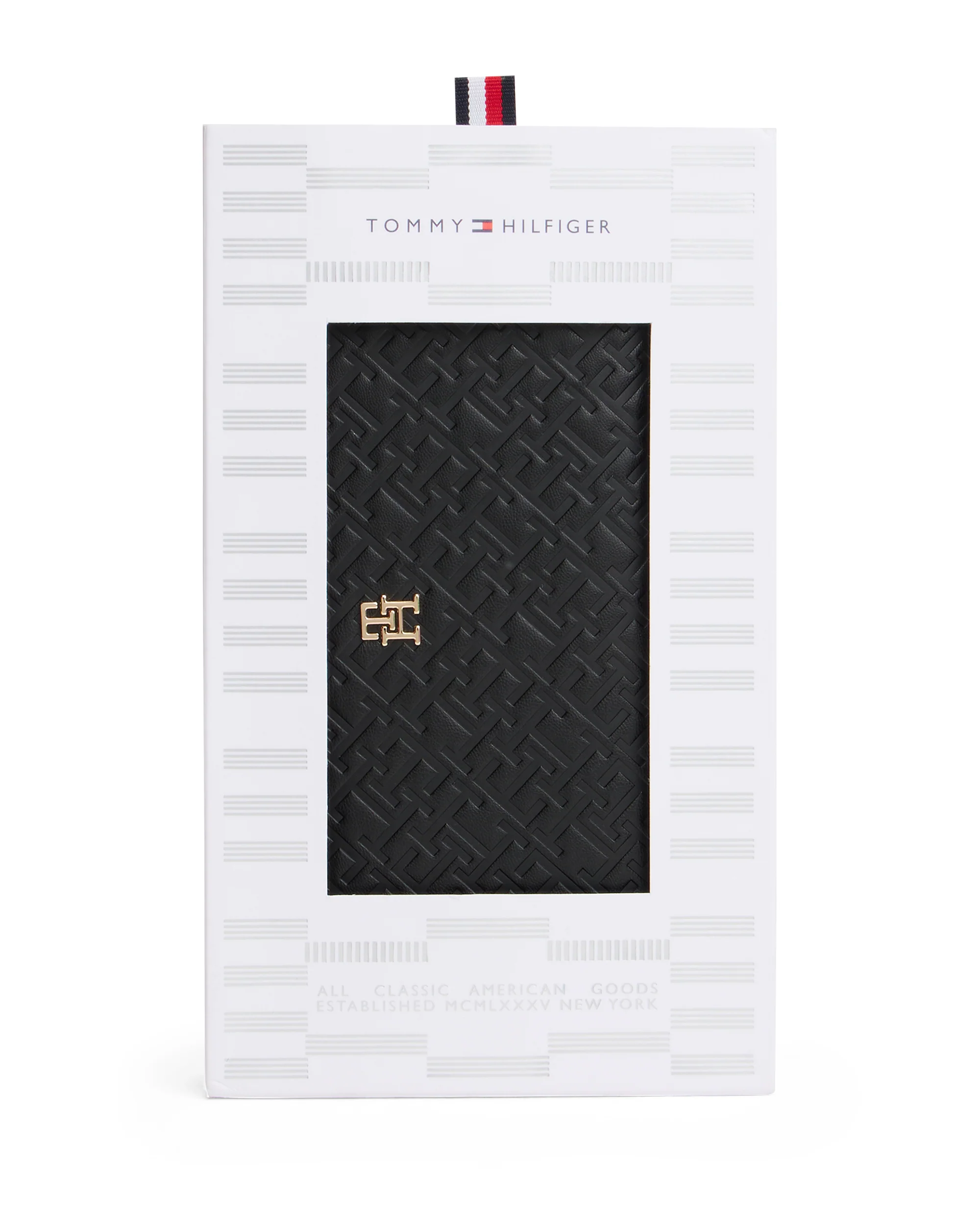 Tommy Hilfiger Mono Large Zip-Around Womens Wallet - Black - Image 2