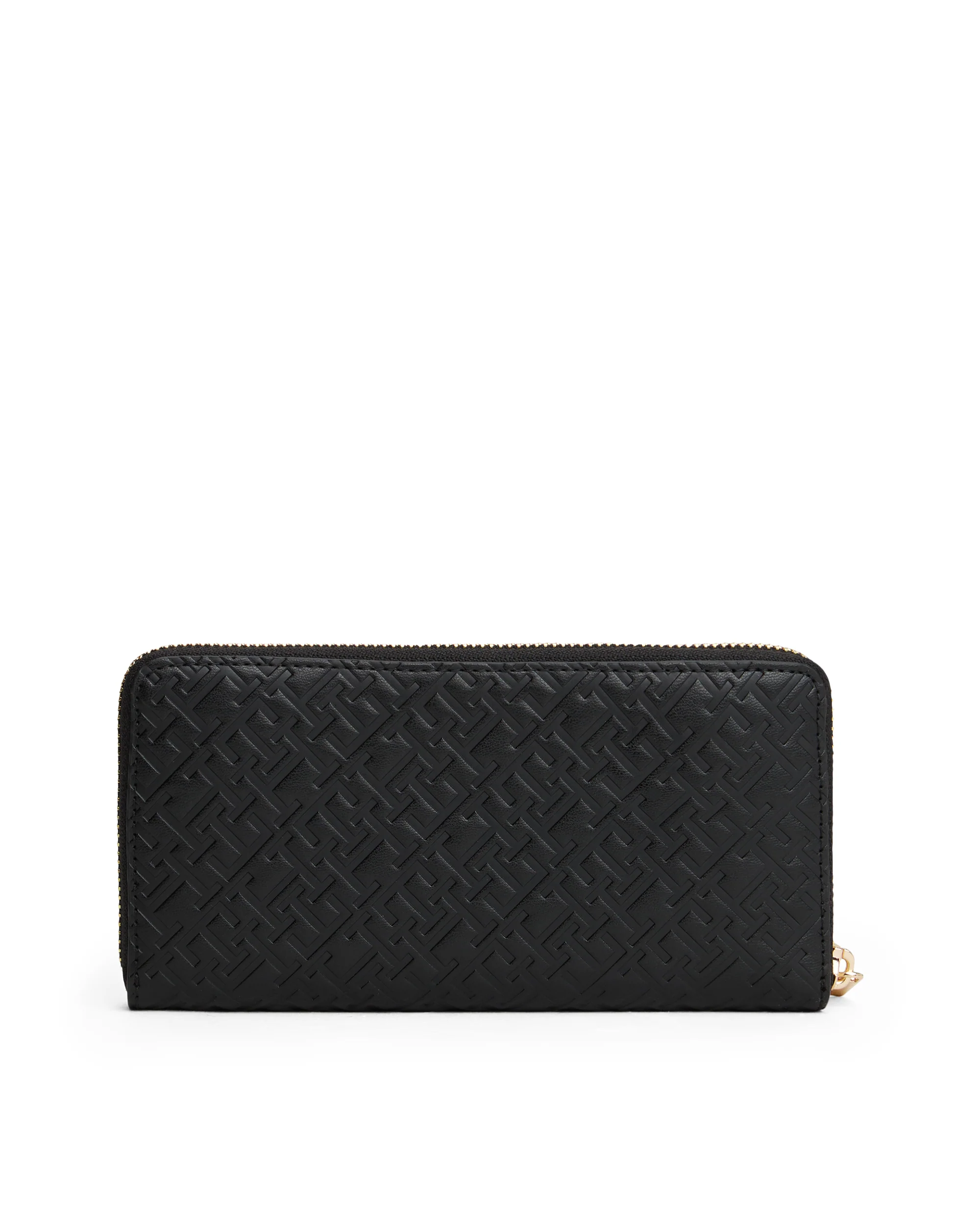 Tommy Hilfiger Mono Large Zip-Around Womens Wallet - Black - Image 5