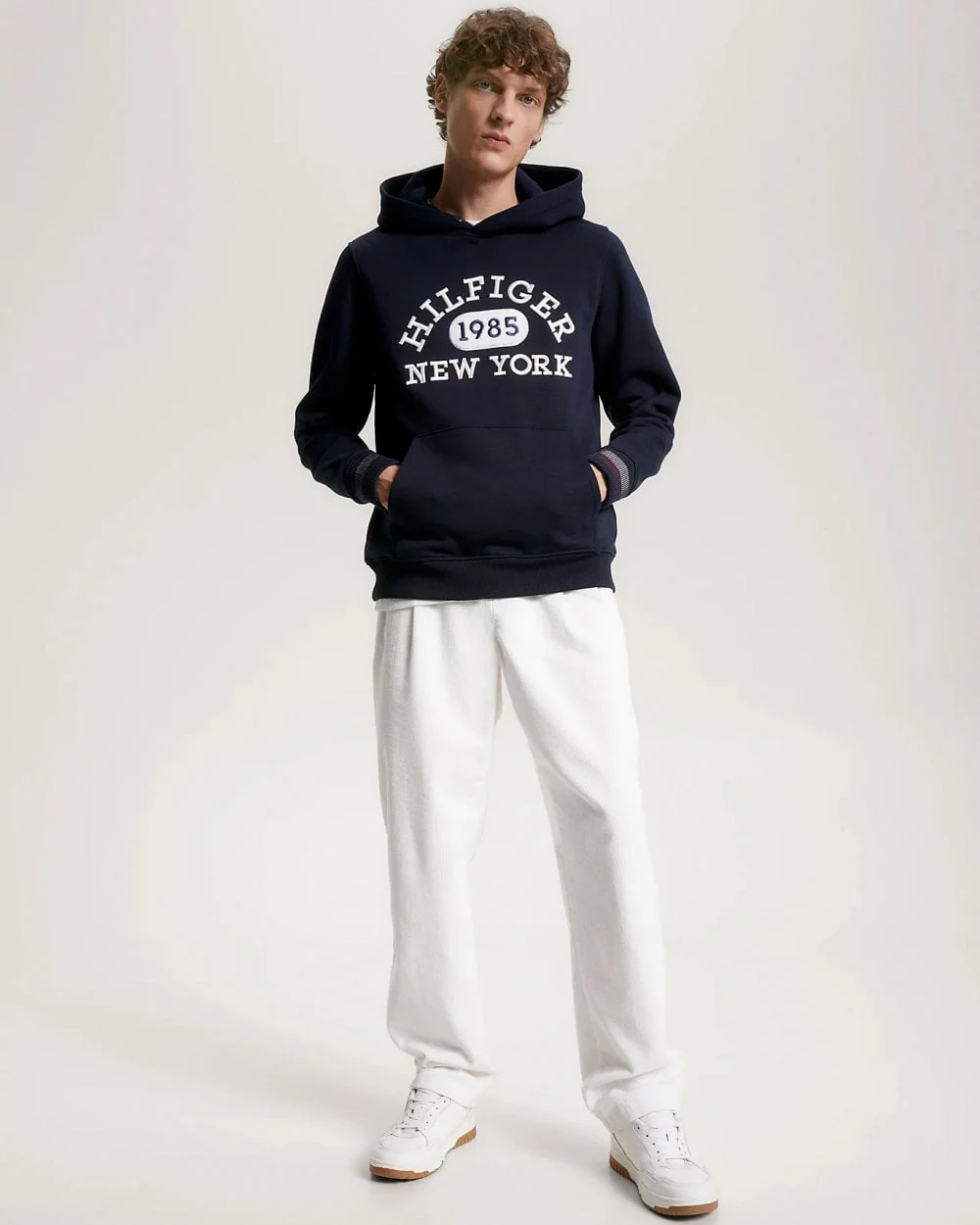 Tommy Hilfiger Monotype Collegiate Mens Hoodie - Image 3