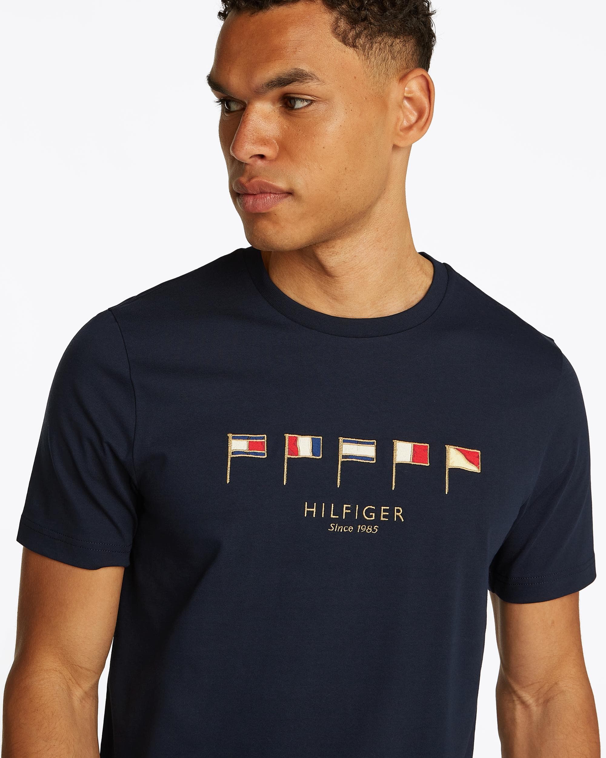 Tommy Hilfiger Multi Flags Mens T Shirt - Image 2