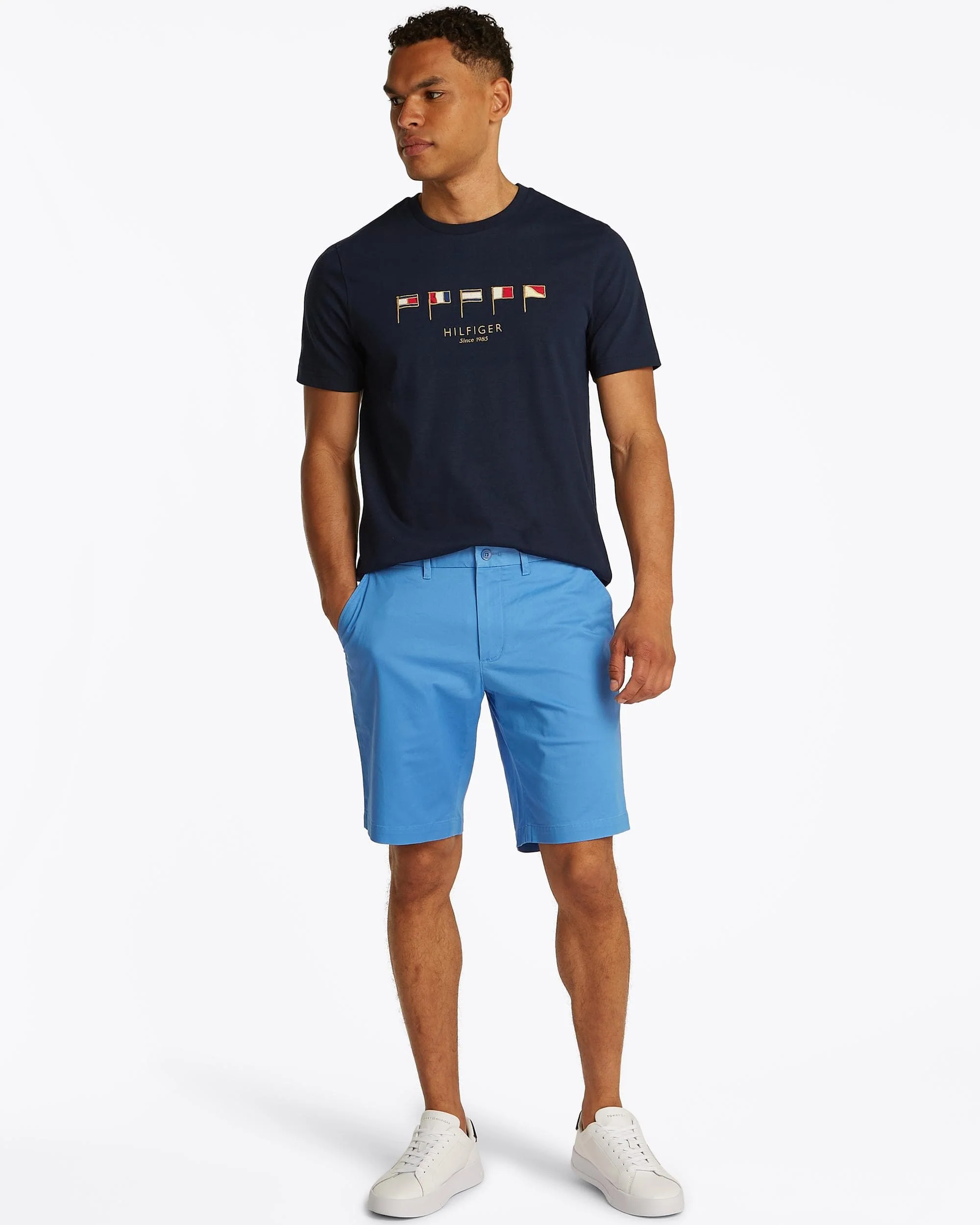 Tommy Hilfiger Multi Flags Mens T Shirt - Image 4