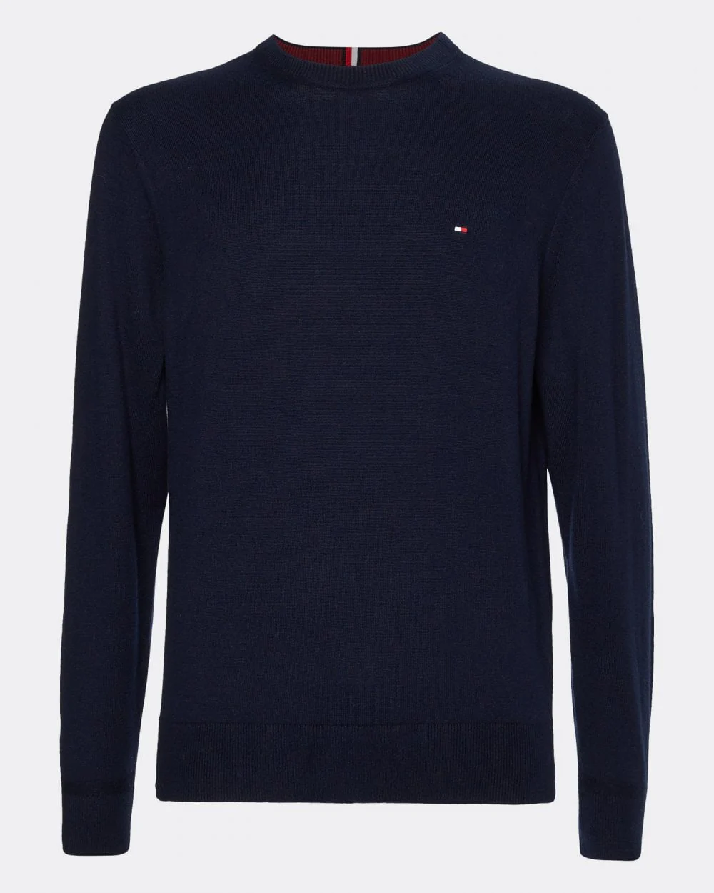 Tommy Hilfiger Organic Cotton Cashmere Mens Crew Sweater - Desert Sky - Image 5