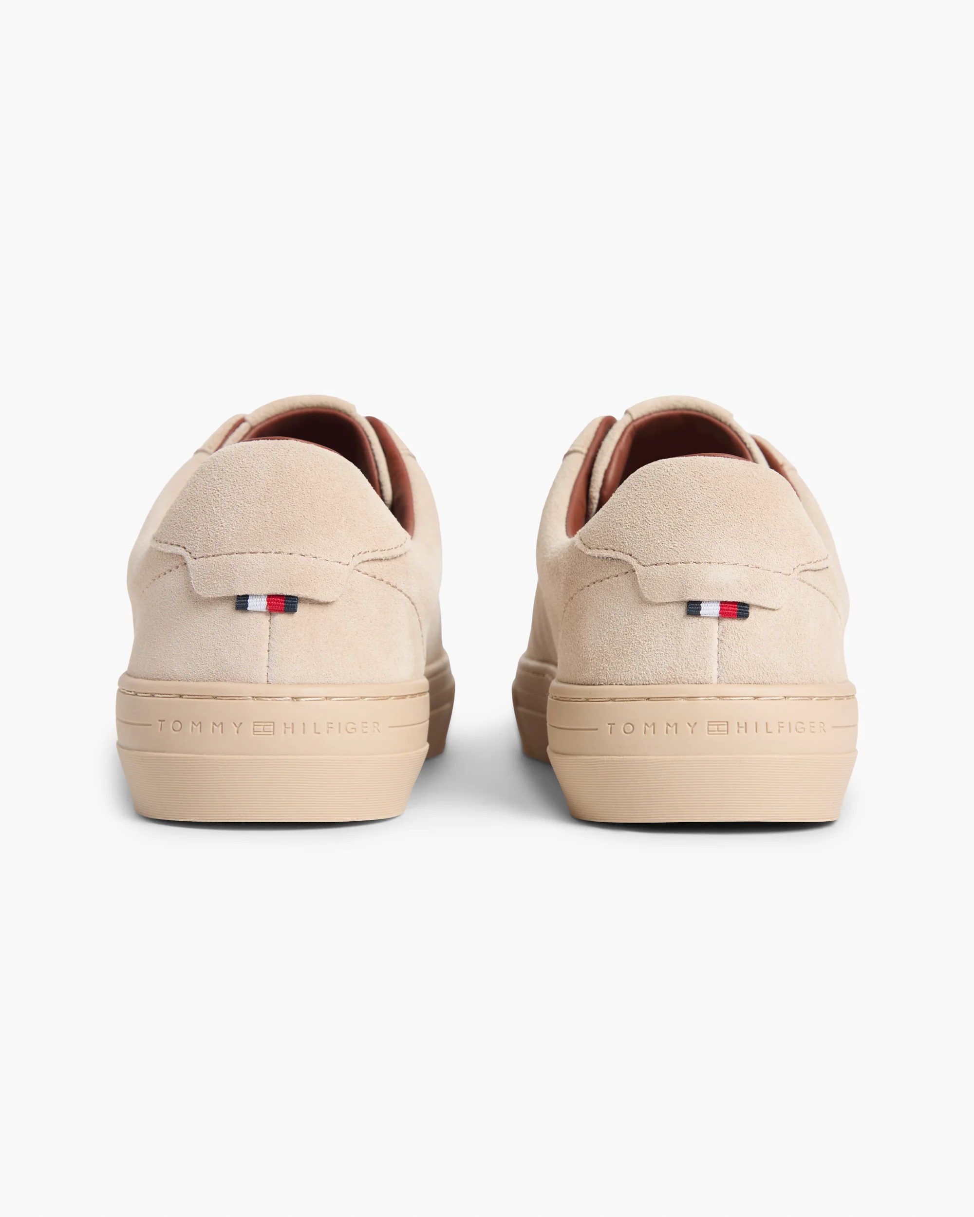 Tommy Hilfiger Park Premium Suede Mens Trainers - Sandalwood - Image 4