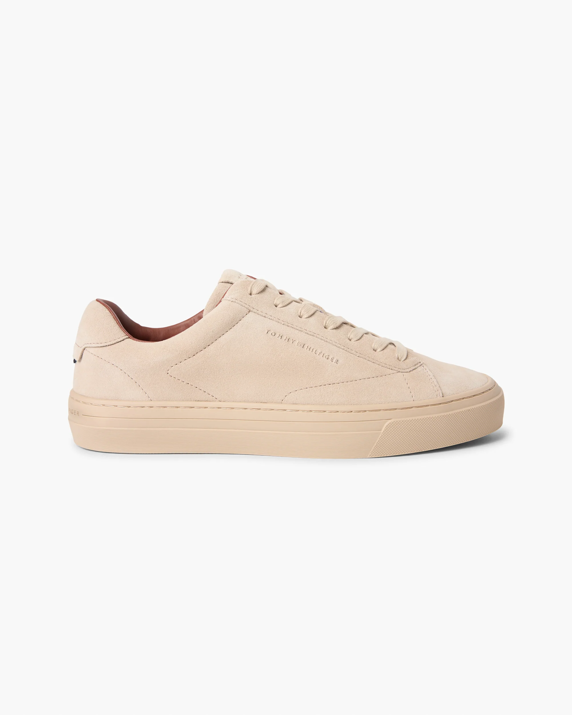 Tommy Hilfiger Park Premium Suede Mens Trainers - Sandalwood - Image 5