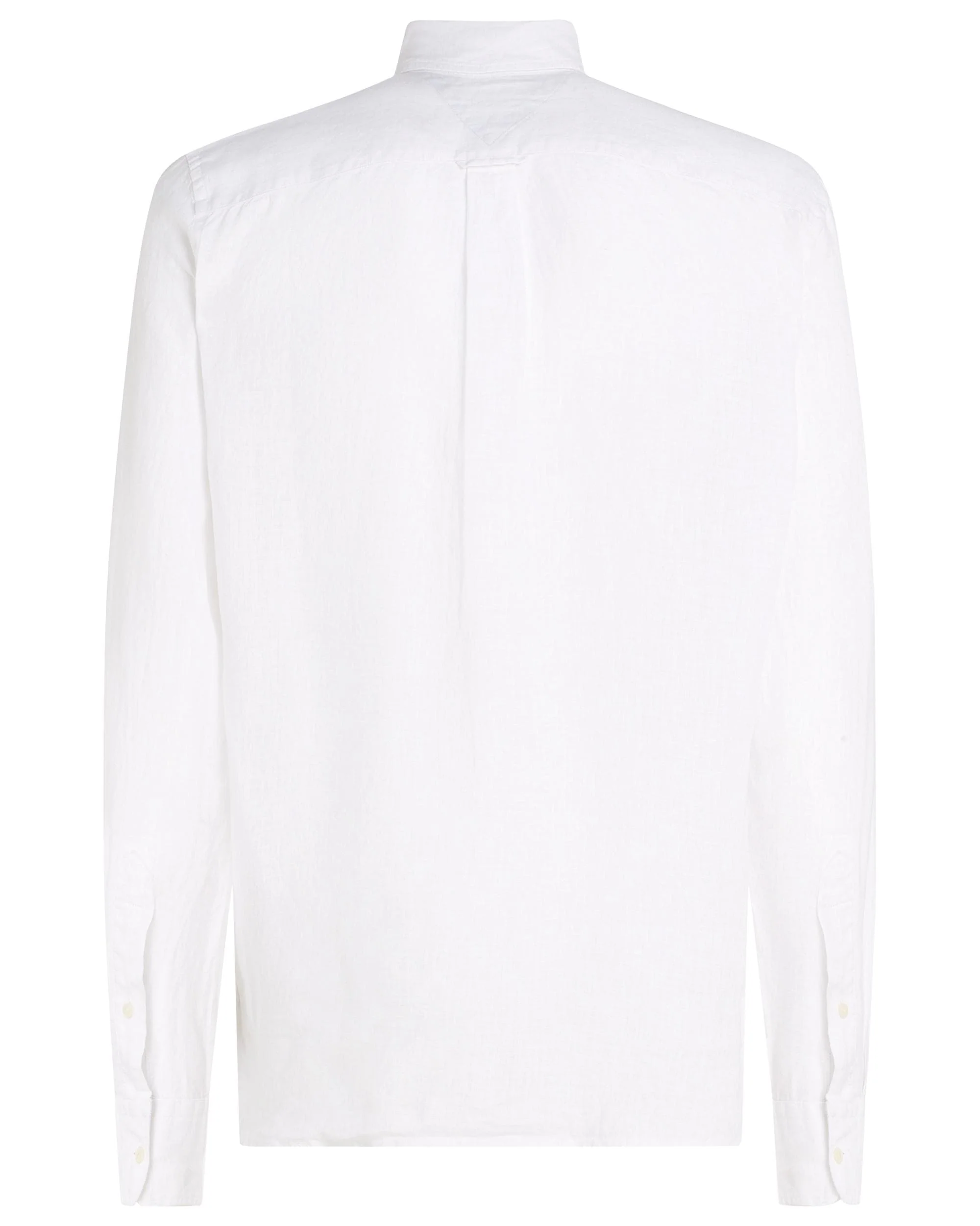 Tommy Hilfiger Pigment Dyed Solid Mens Shirt - Optic White - Image 6
