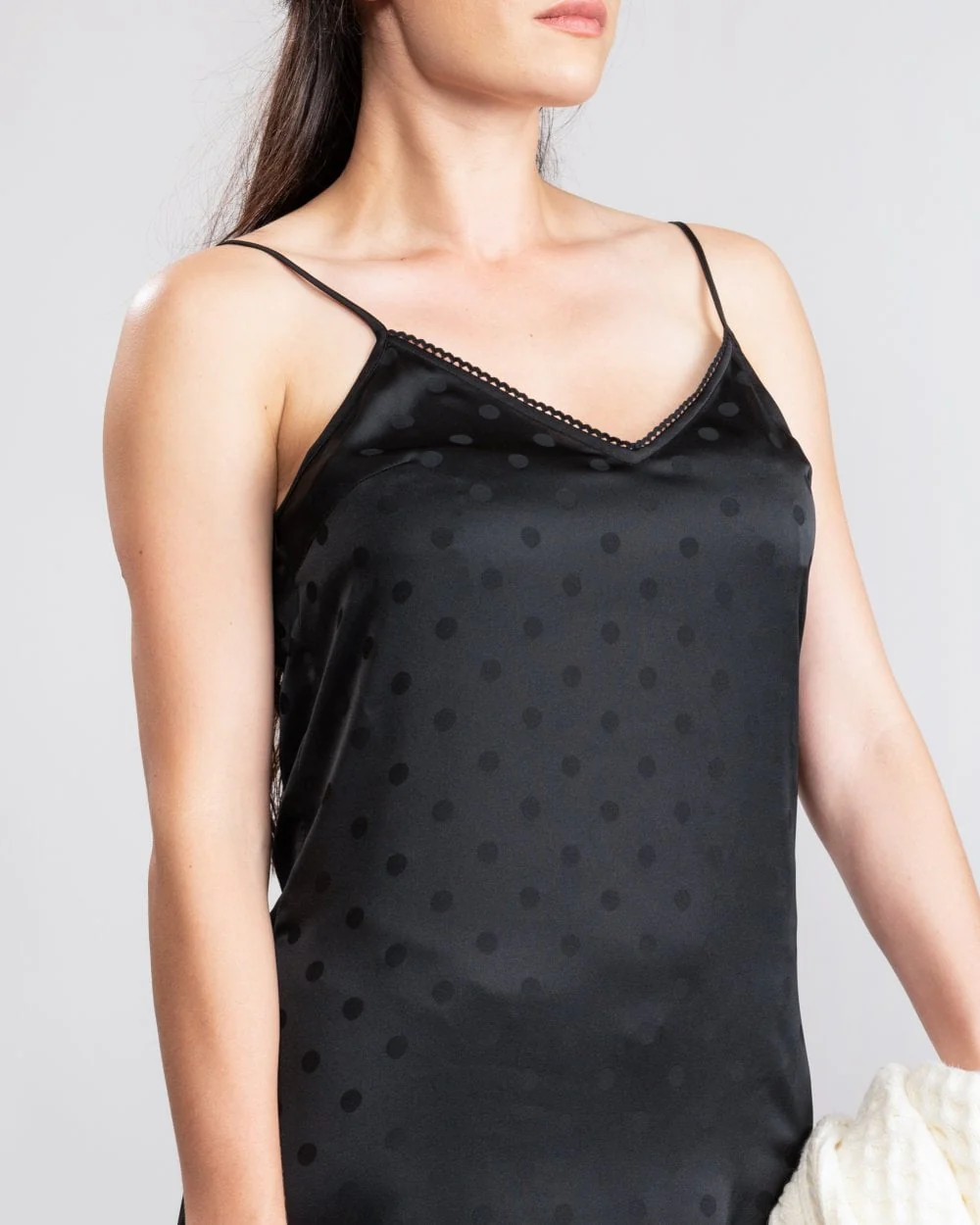Tommy Hilfiger Polka Dot Slim Fit Womens Slip Dress - Image 2