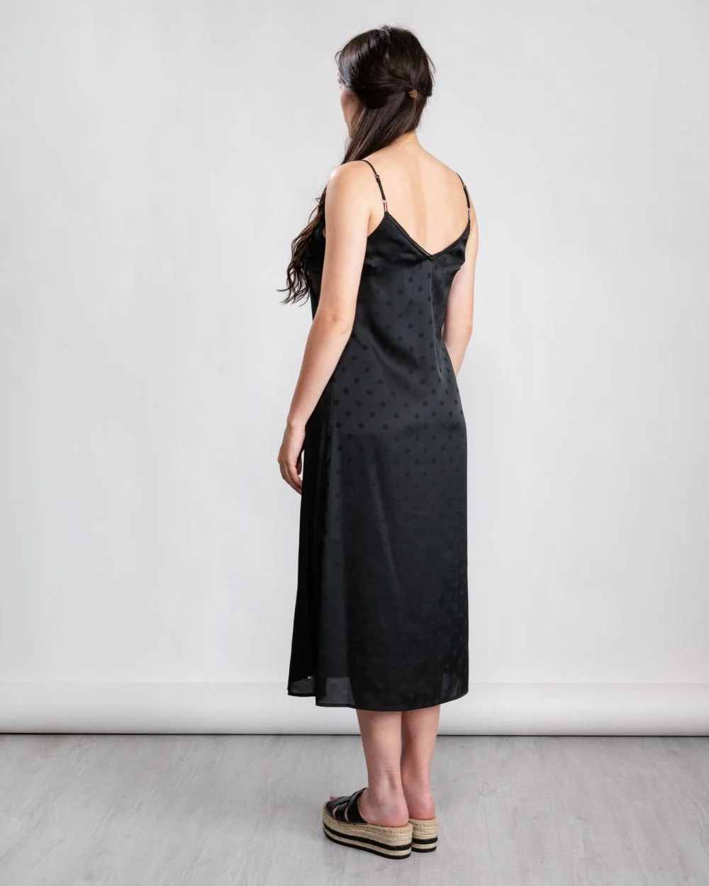 Tommy Hilfiger Polka Dot Slim Fit Womens Slip Dress - Image 4