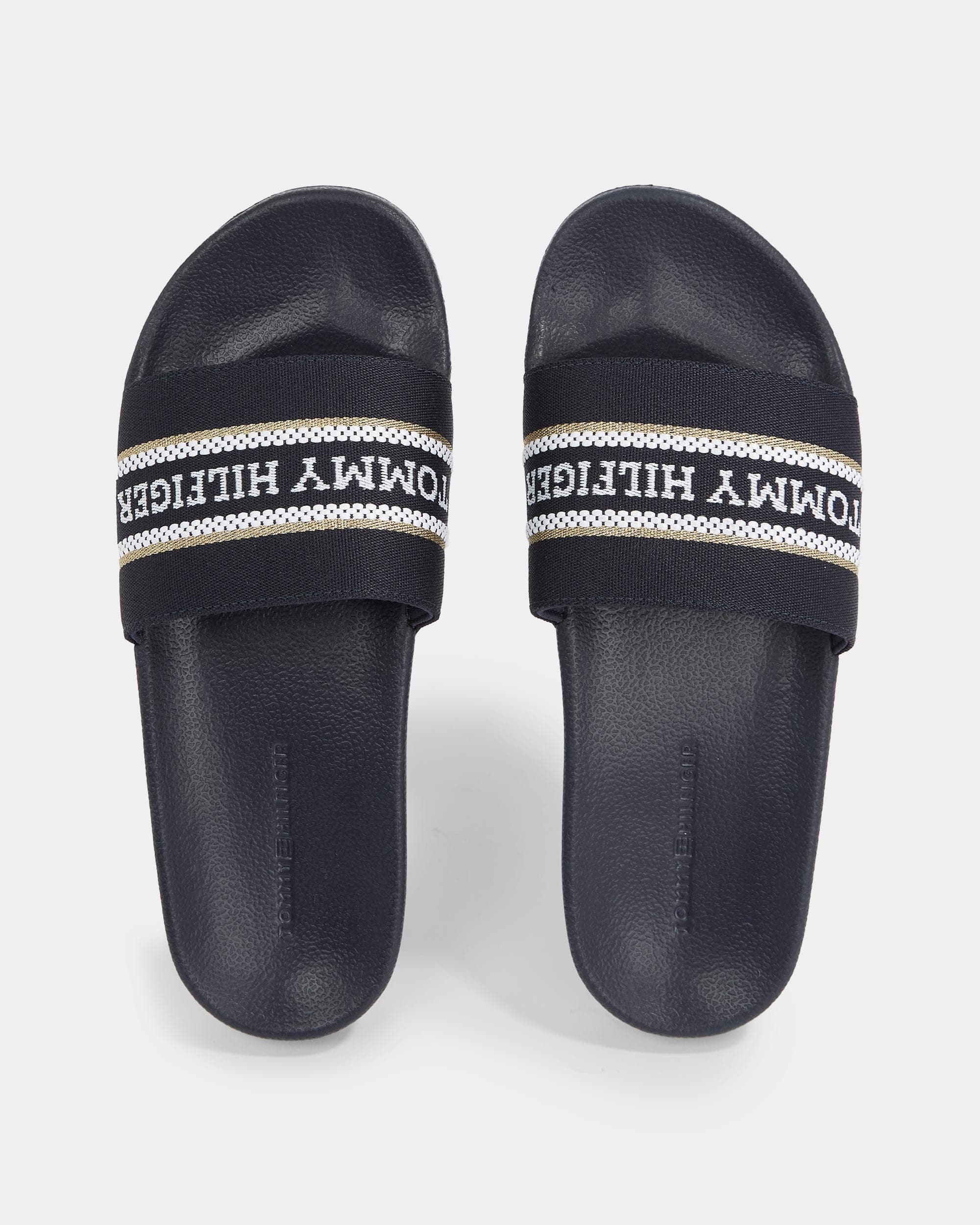 Tommy Hilfiger Poolslide Webbing Hilfiger Womens Sandals - Image 2