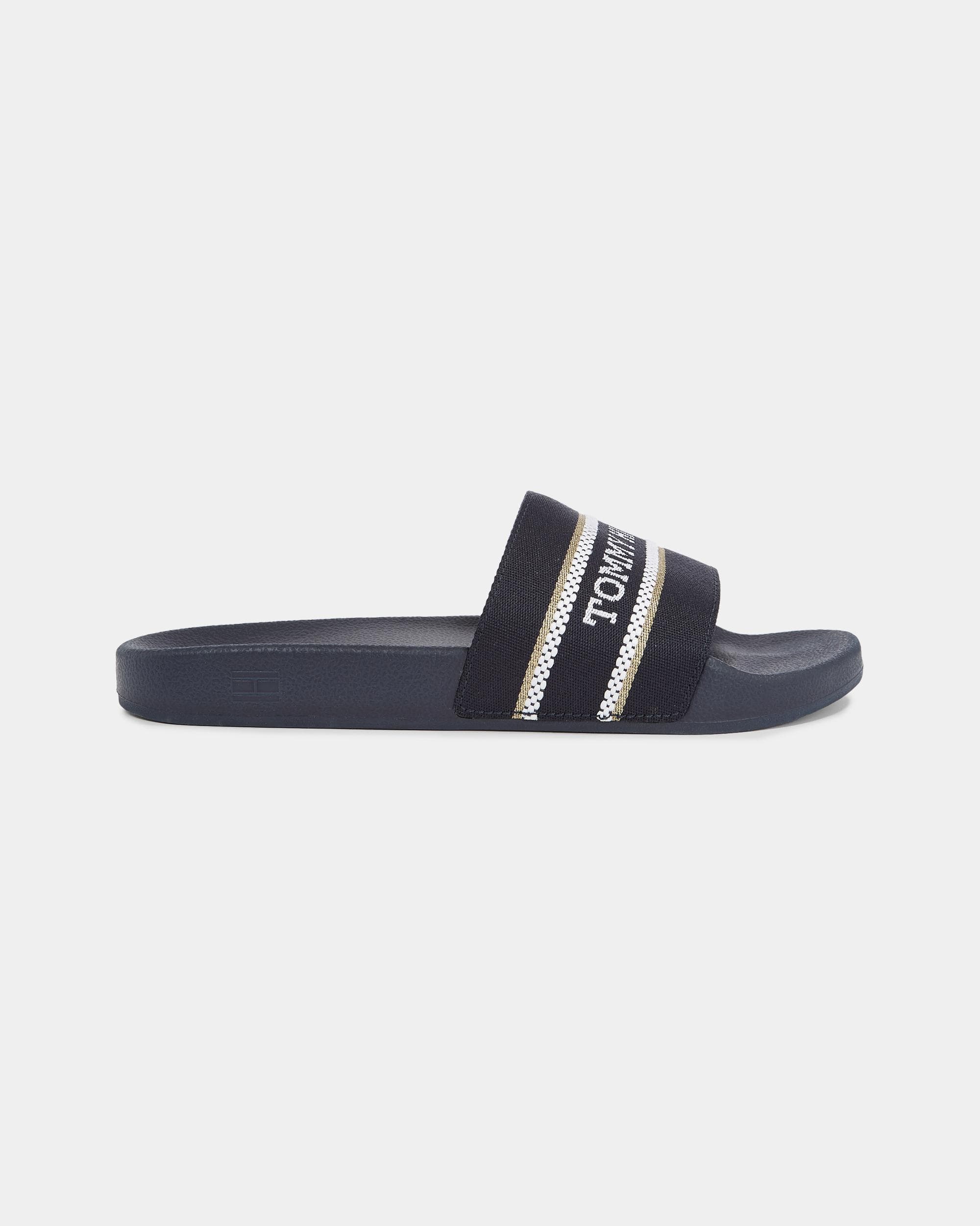 Tommy Hilfiger Poolslide Webbing Hilfiger Womens Sandals - Image 3