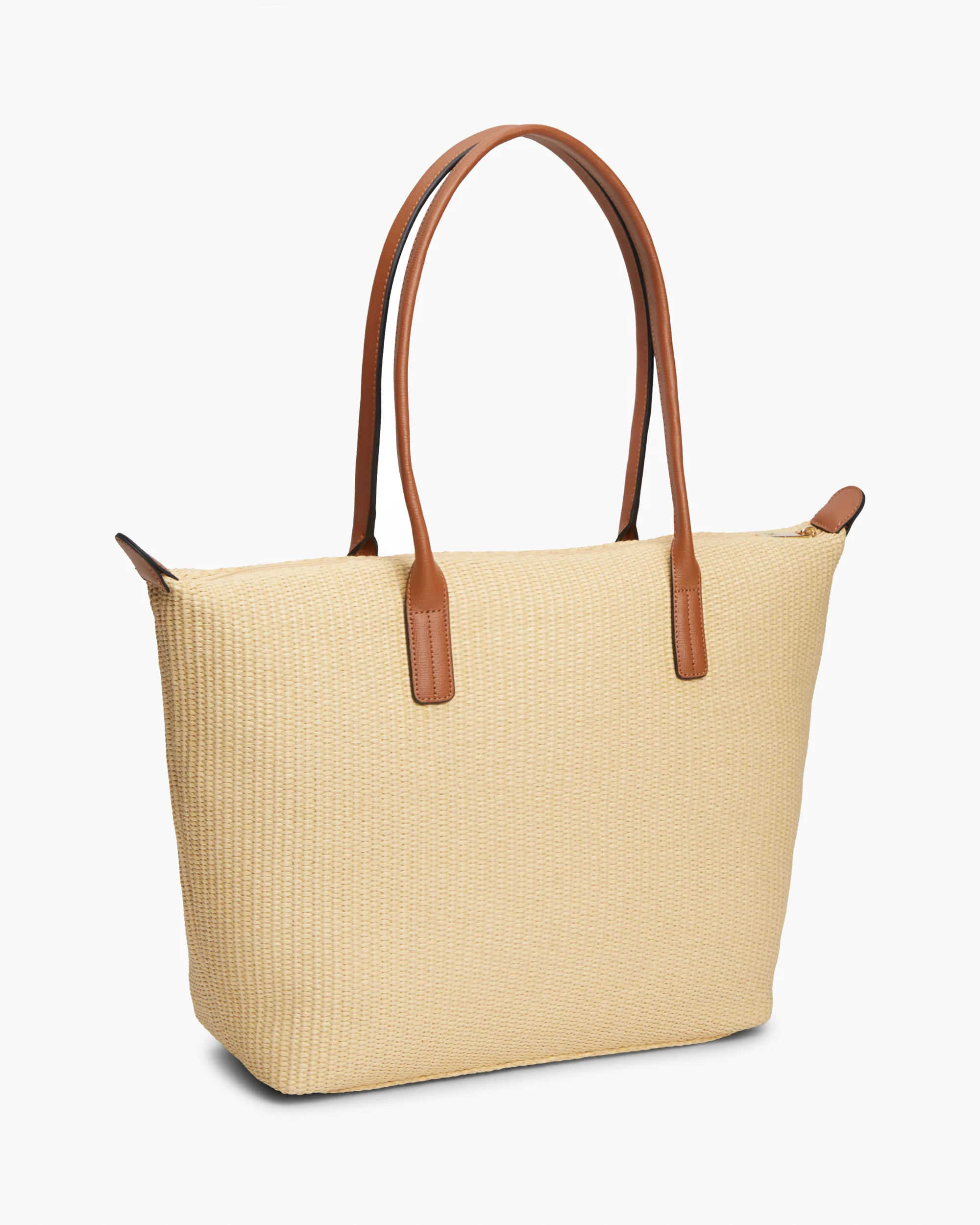Tommy Hilfiger Popette Raffia Womens Tote Bag - Natural Raffia - Image 5