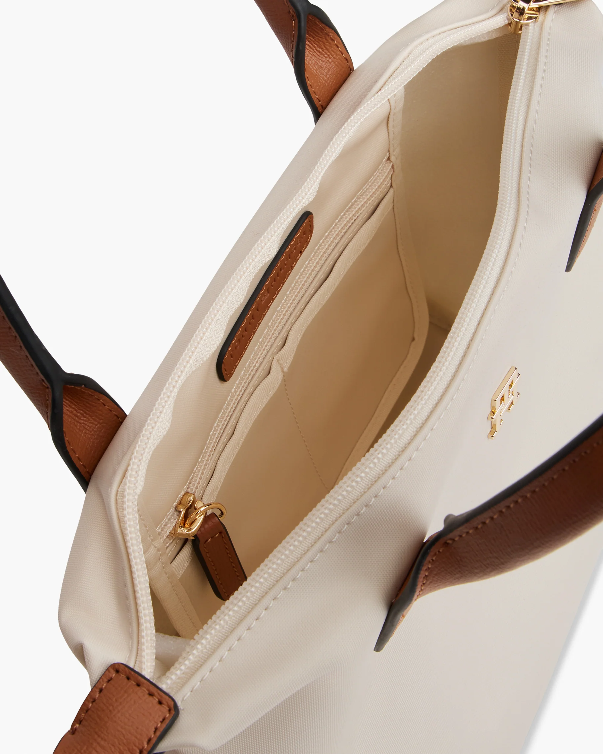 Tommy Hilfiger Popette Womens Mini Tote Bag - Soft Cream - Image 4