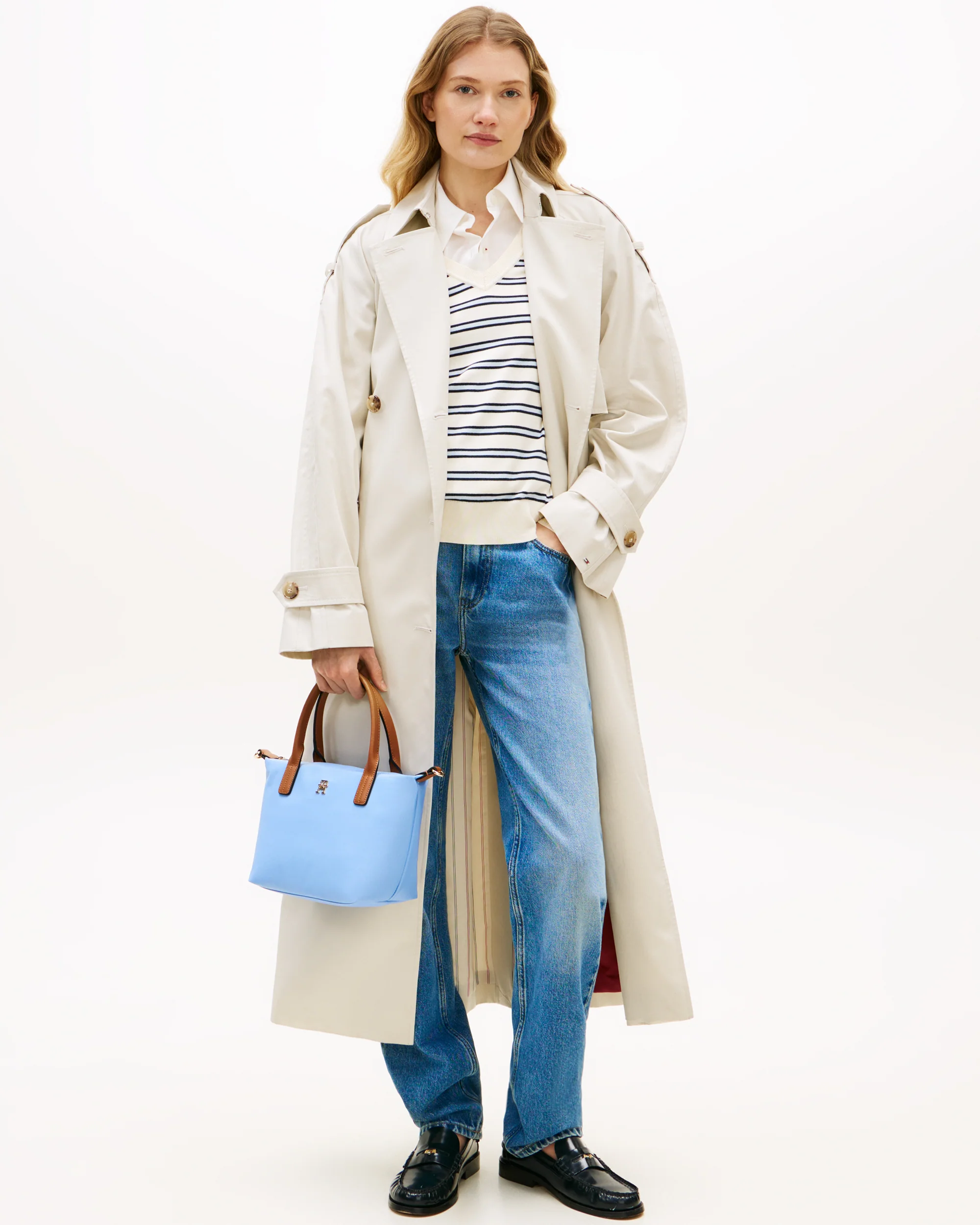 Tommy Hilfiger Popette Womens Mini Tote Bag - Well Water - Image 2